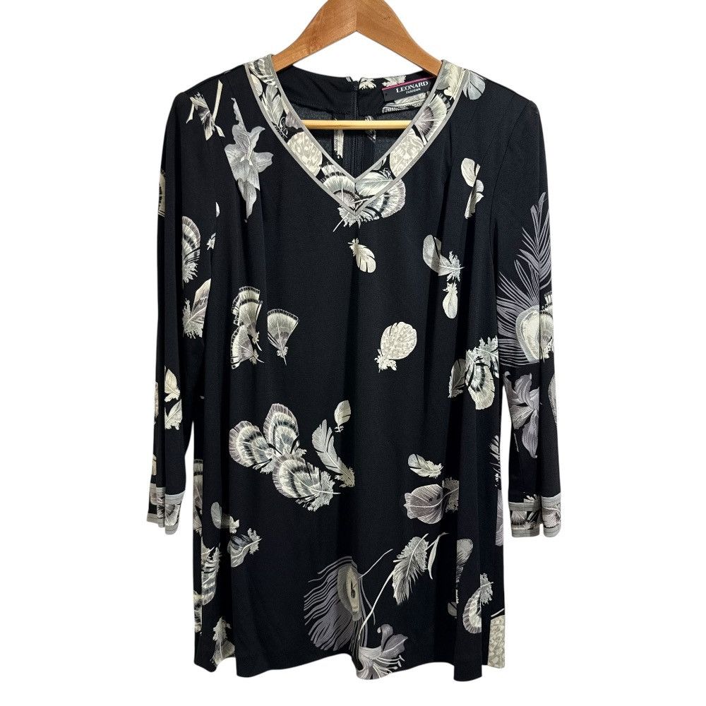 Other Other LEONARD FASHION CanCan Stretch Pullover Blouse Others Tops DUTY FREE for USA Size ONE SIZE - 1 Thumbnail