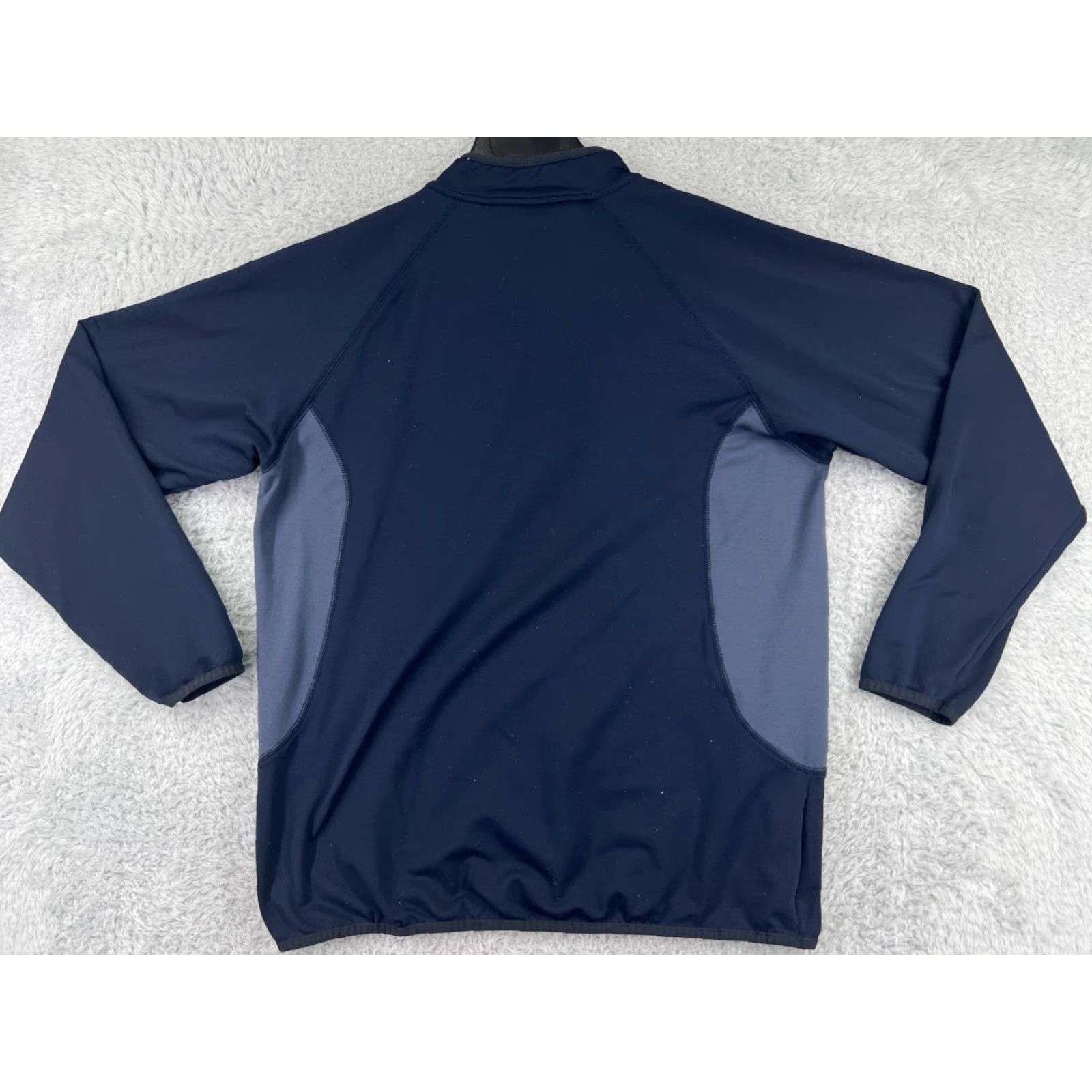 Champion Champion Mens Blue 1/4 Zip Sweater Long Sleeve Jersey Polyester Pullover Regular Size L Shirts? Size US L / EU 52-54 / 3 - 2 Thumbnail