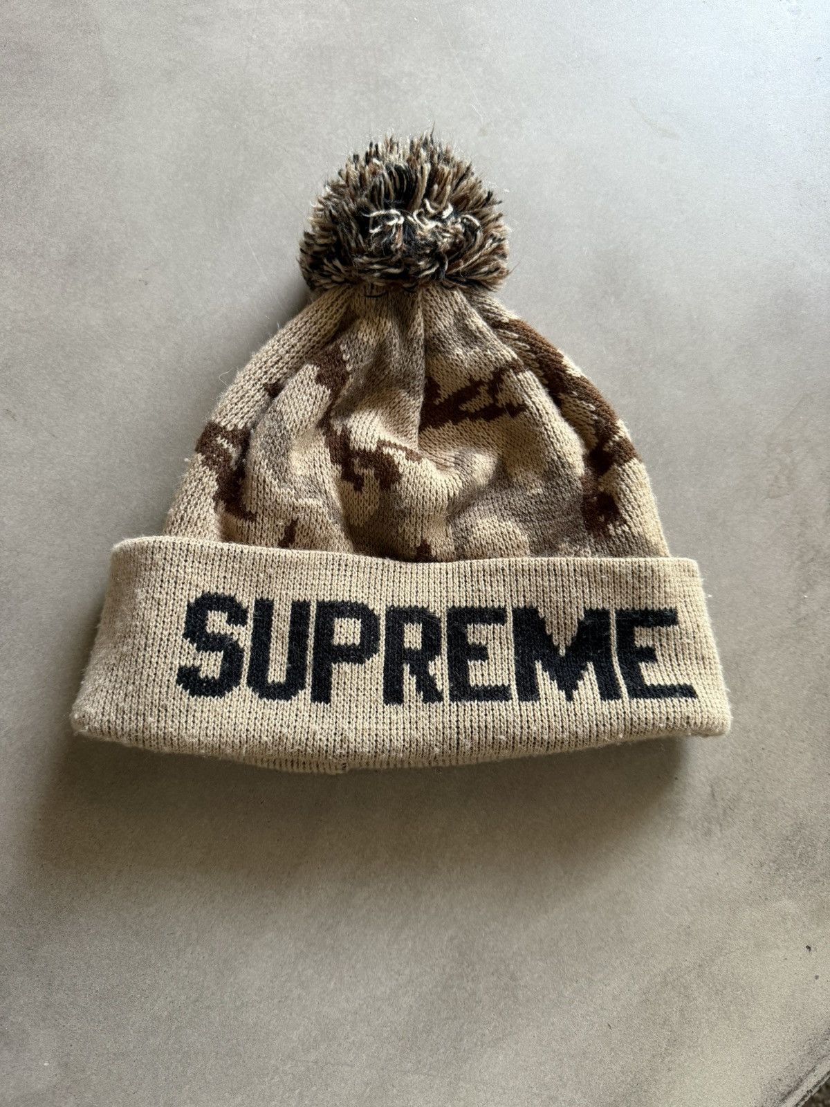 Supreme Camo Beanie | Grailed