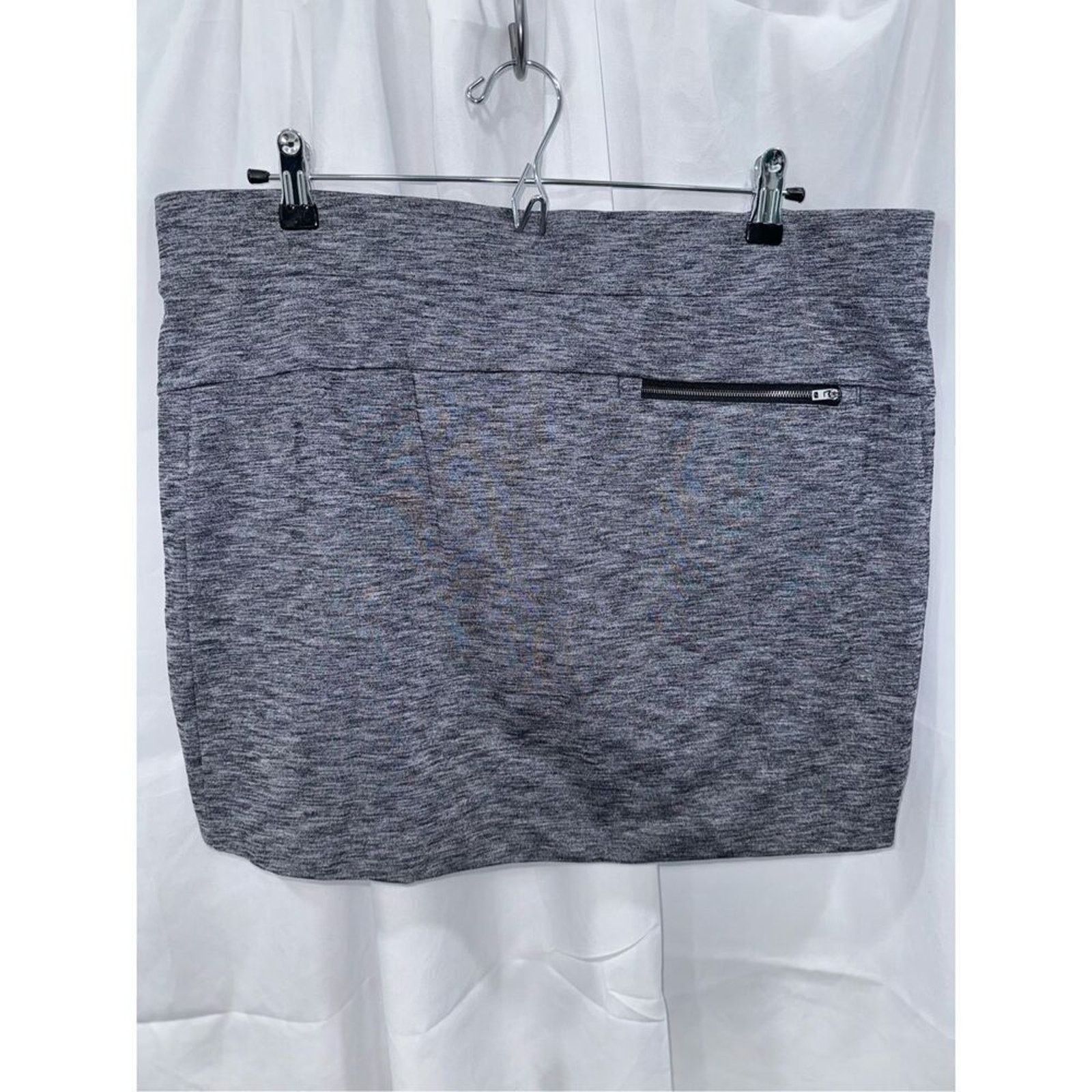 Athleta Athleta Gray Heathered Athleisure Skort | Sz L Size 29" - 6 Thumbnail