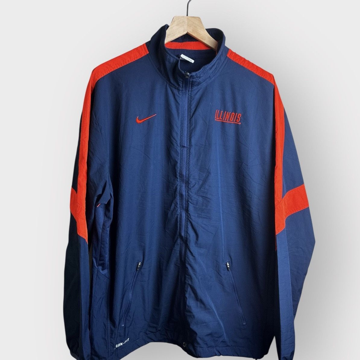 Nike Vintage Illinois University Nike Jacket Size US L / EU 52-54 / 3 - 2 Thumbnail