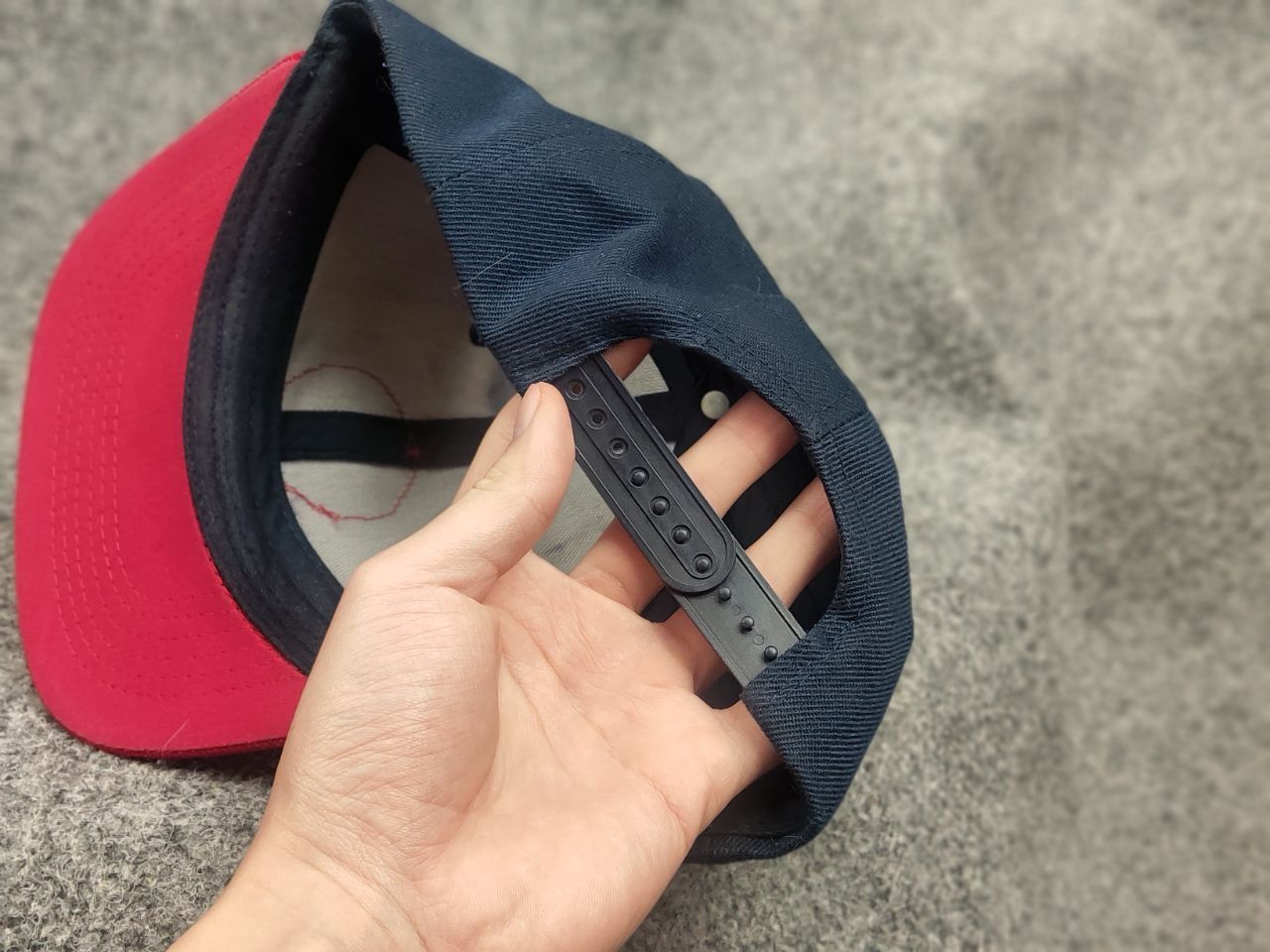 C1RCA Circa C1RCA Vintage skateboard Snapback Patch Hat Navy Red Size ONE SIZE - 10 Thumbnail