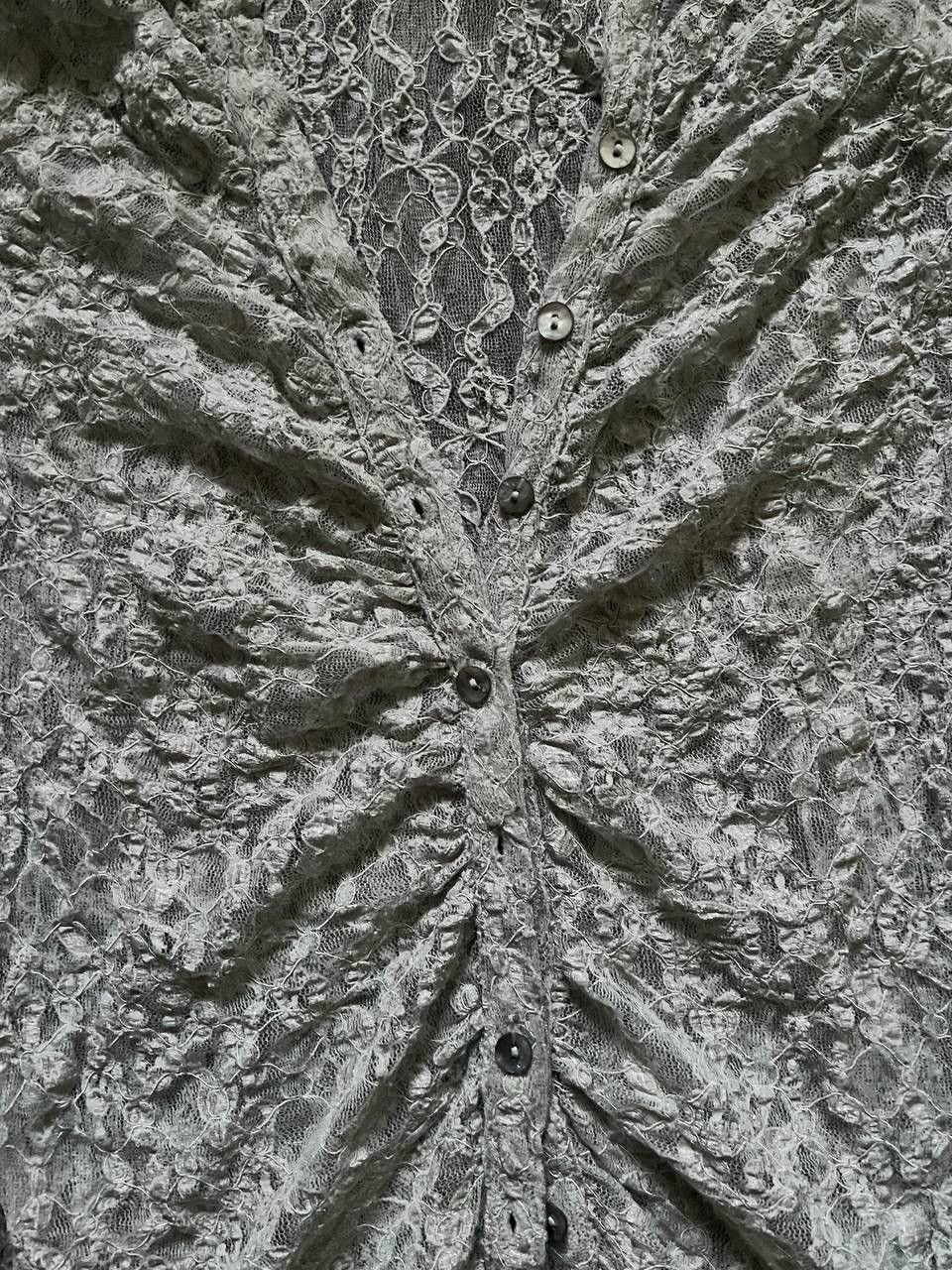 If Six Was Nine × Le Grande Bleu (L.G.B.) × Vintage Vintage Y2K Retro Mesh Avantgarde Gabbana Style Opium Long Size US S / EU 44-46 / 1 - 7 Thumbnail