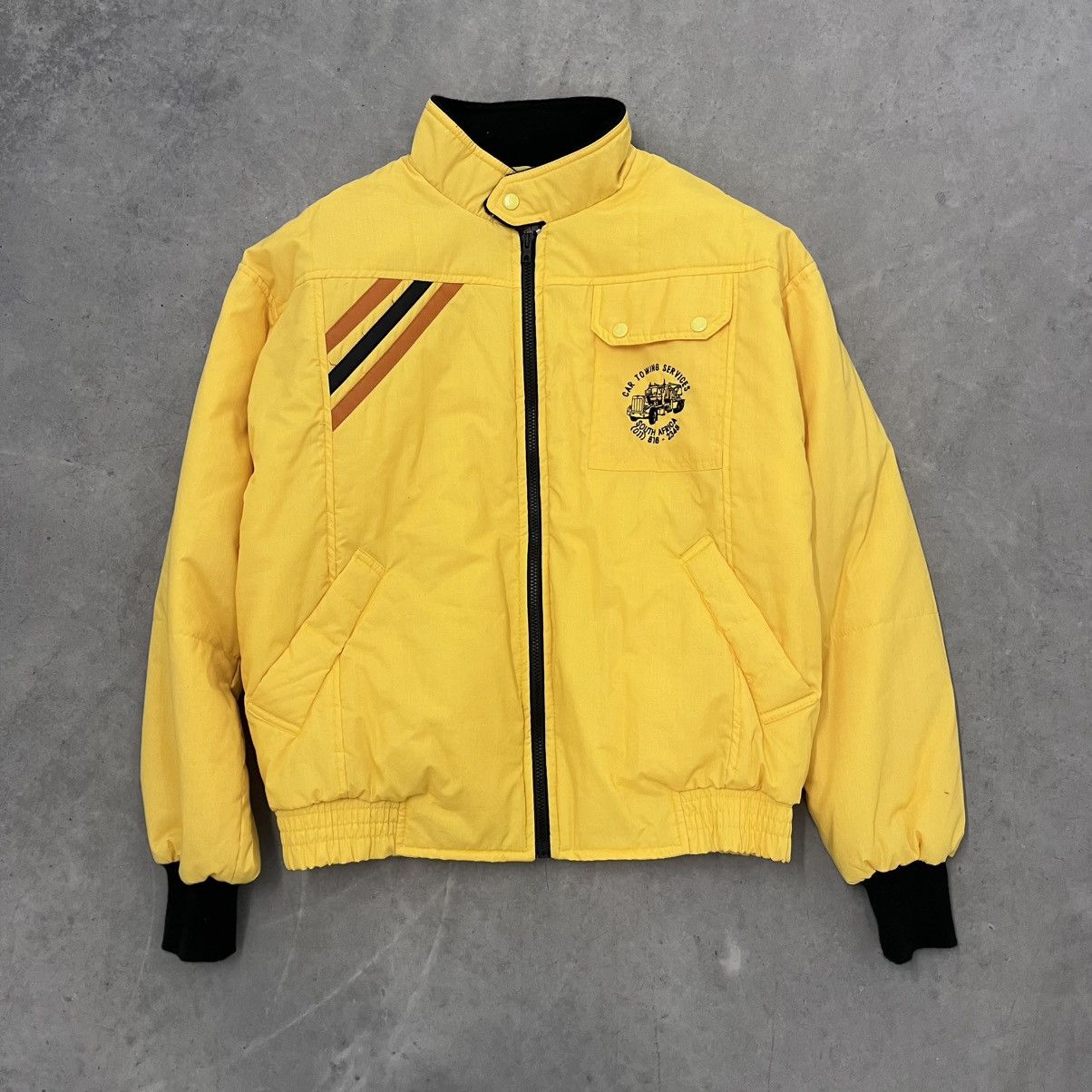 Japanese Brand × Vintage Vintage 80's South Africa 🇿🇦 Towing Company Puffer Jacket Size US L / EU 52-54 / 3 - 2 Thumbnail