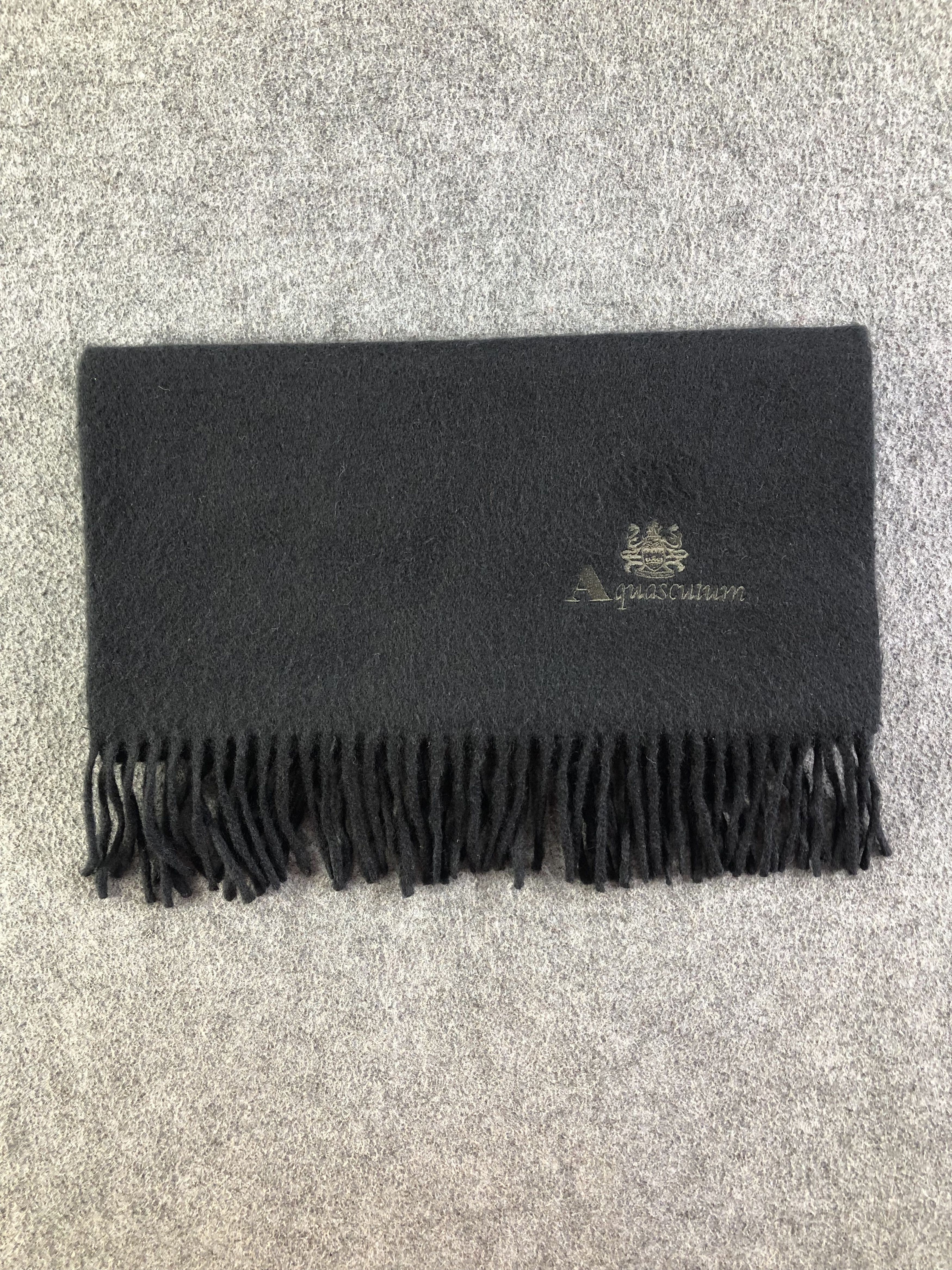 Aquascutum Aquasqutum Cashmere Scarf / Muffler / Neckwear SS1438 Size ONE SIZE - 6 Thumbnail