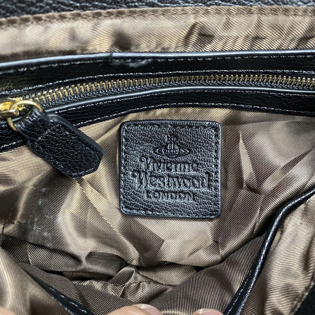 Vivienne Westwood Vivienne Westwood London Leather Shoulder Bag Size ONE SIZE - 10 Thumbnail