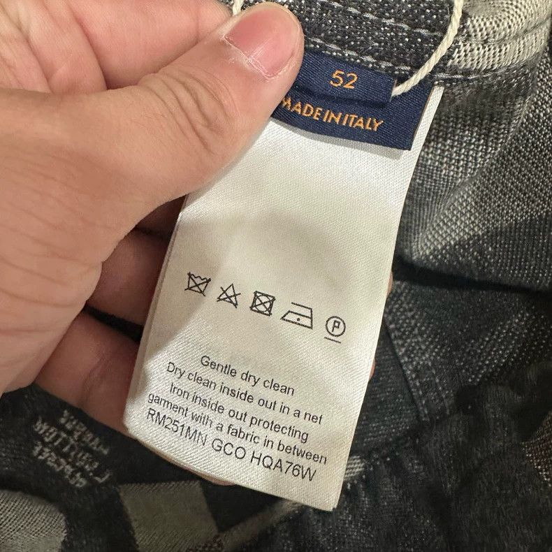 Louis Vuitton Louis Vuitton Pixel check denim jacket Nextarrow-2505 Size US L / EU 52-54 / 3 - 5 Thumbnail
