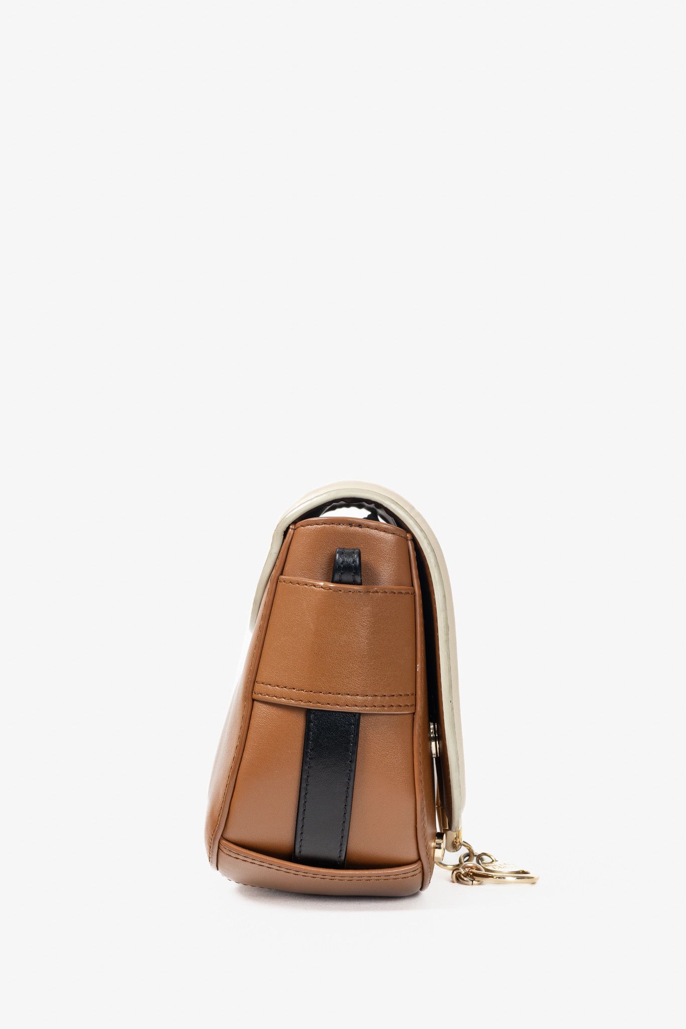 See by Chloe See by Chloe Mara Cement Beige Cutout-Flap Shoulder Bag Size ONE SIZE - 3 Thumbnail