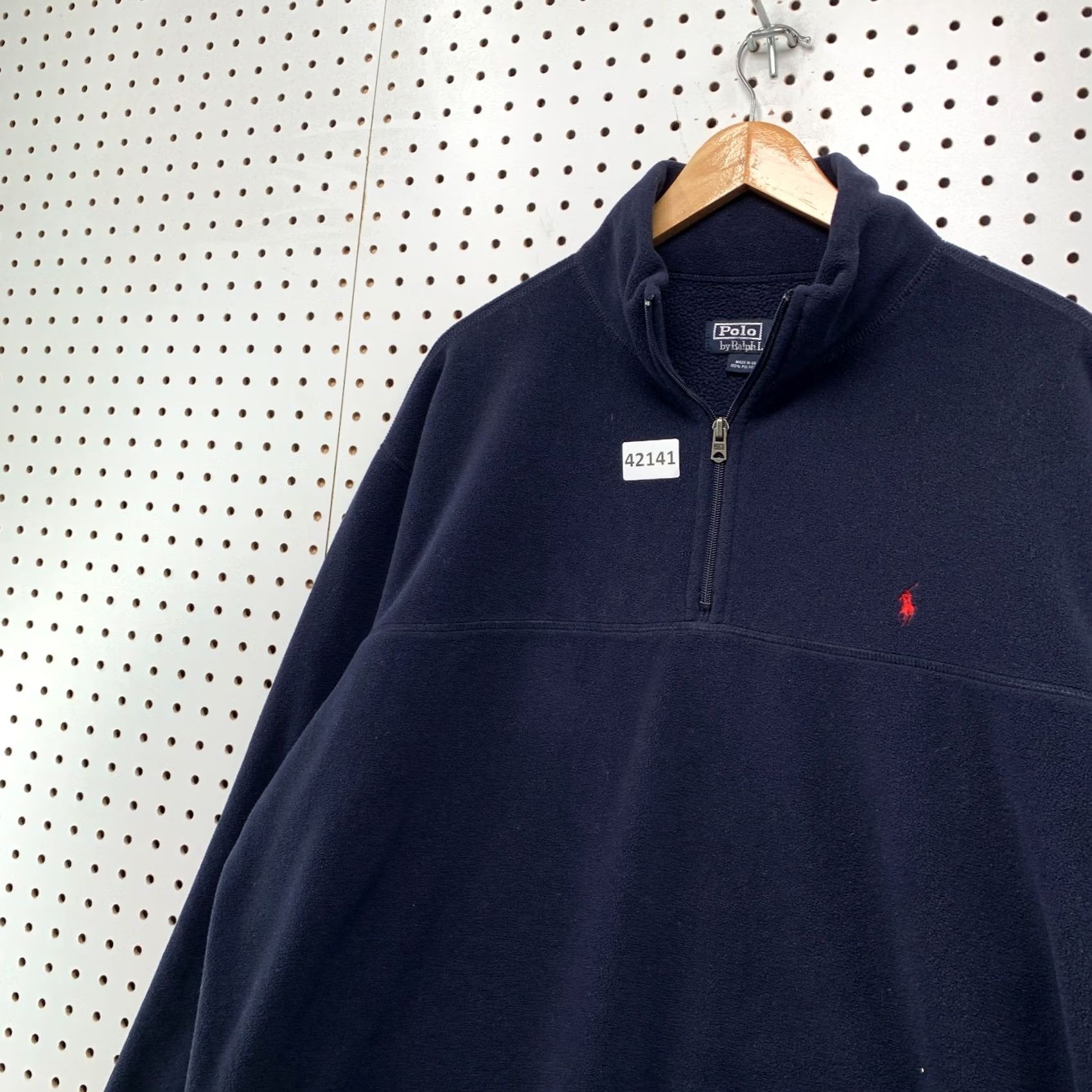 Polo Ralph Lauren VINTAGE Polo Ralph Lauren Sweatshirt 1/4 Zip Fleece Mens 2XL Blue Made USA Size US XXL / EU 58 / 5 - 5 Thumbnail
