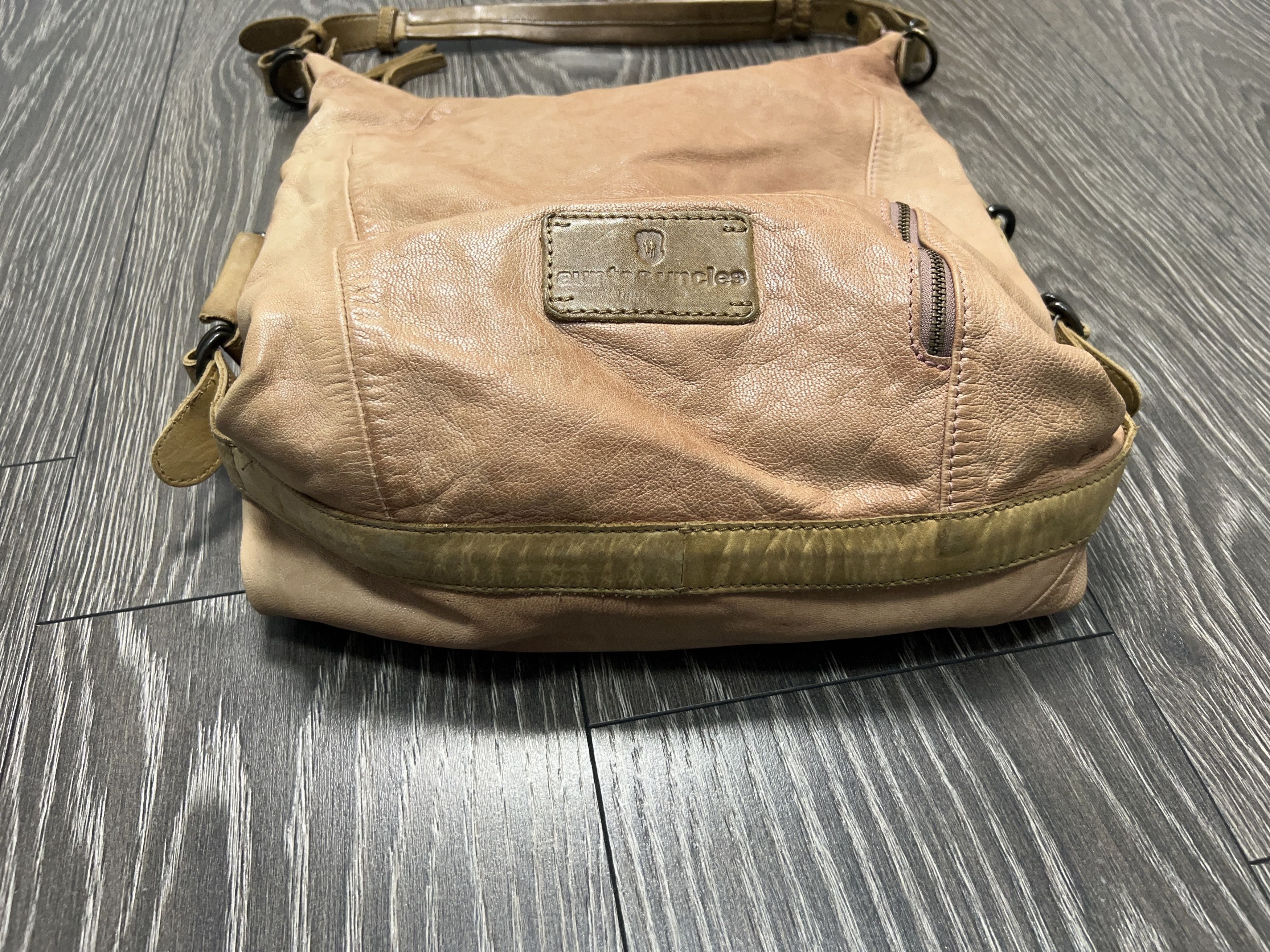 Genuine Leather aunts&uncles Chloe Chummy Leather Handbag Bucket Bag Zip Size ONE SIZE - 6 Thumbnail