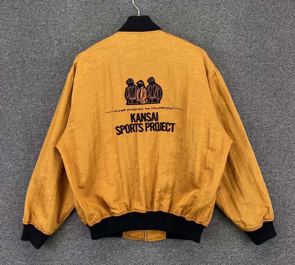 Kansai Yamamoto Vintage Kansai Yamamoto Sports Project Bomber Varsity Jacket Size US M / EU 48-50 / 2 - 4 Thumbnail