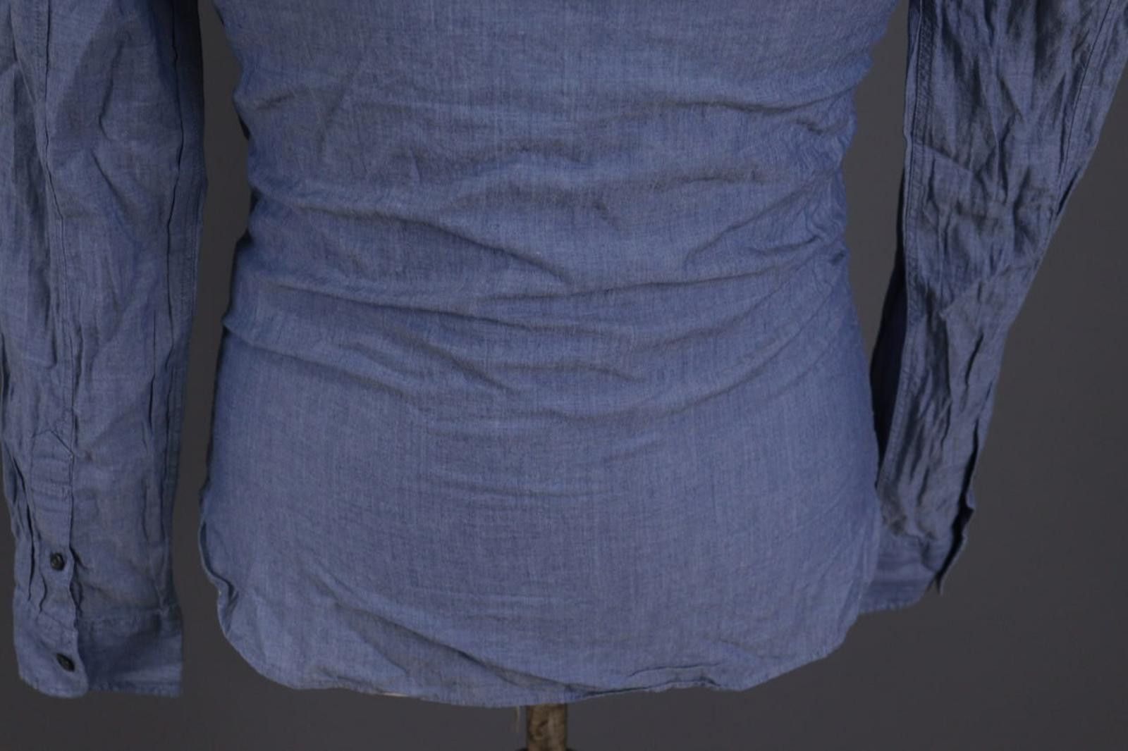 Allsaints AllSaints Blue Long Sleeve Button Down Shirt Size XS Size US XS / EU 42 / 0 - 12 Thumbnail