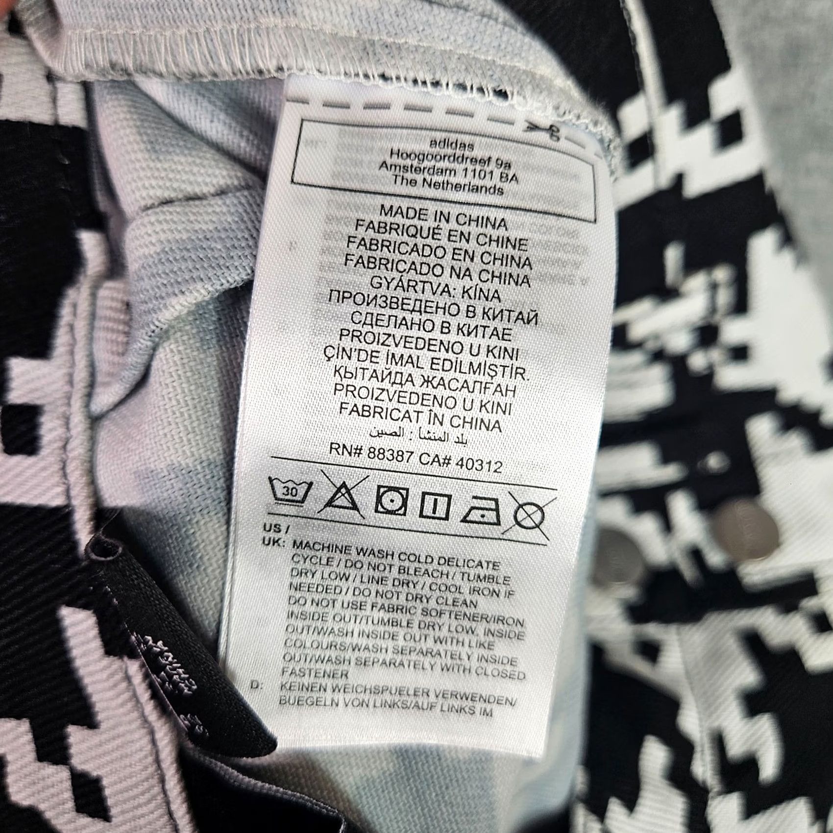 Adidas Adidas Ivy Park Houndstooth Cargo Skirt XS UK 6 Multicolor Womens Size 26" / US 2 / IT 38 - 6 Thumbnail