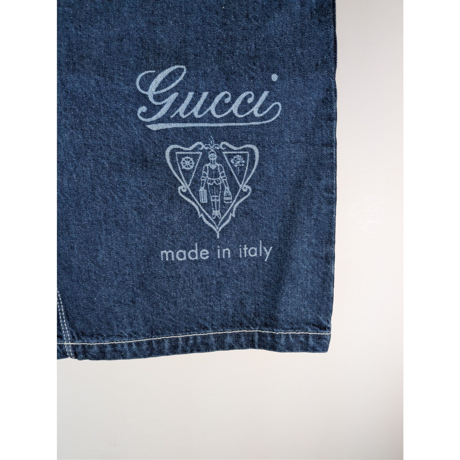 Gucci o1rshd1 Denim Shorts in Blue Size US 34 / EU 50 - 5 Thumbnail