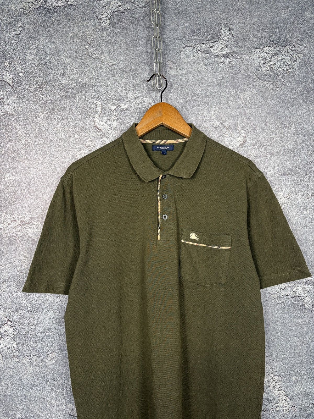 Burberry Vintage Burberry Classic Polo With Logo Size L Size US L / EU 52-54 / 3 - 2 Thumbnail