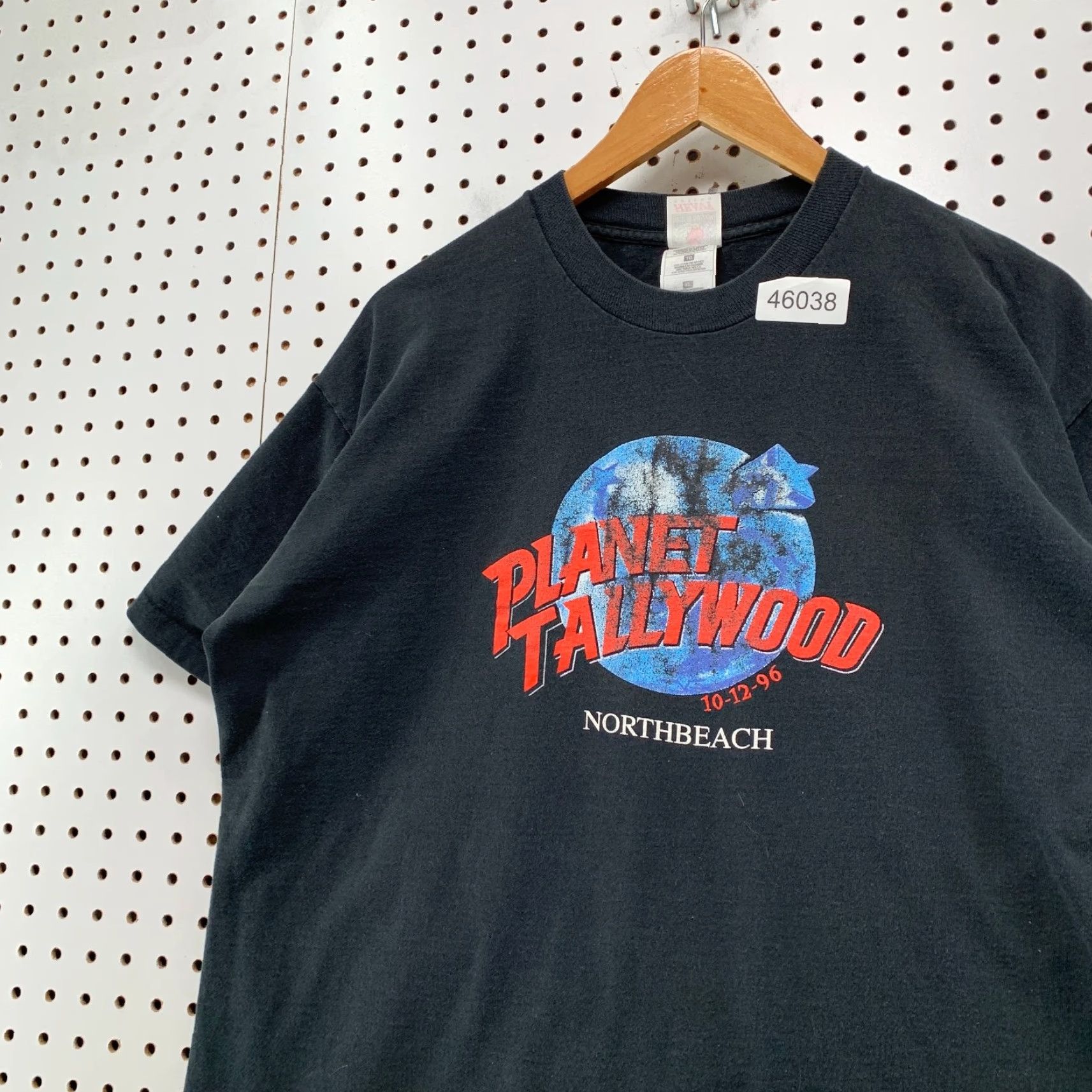 Planet Hollywood VINTAGE Planet Hollywood Shirt Mens XL Black Single Stitch Northbeach Made USA T-Shirt 90s Mens Black Planet Hollywood Shirt XL Vintage 1990s Size US XL / EU 56 / 4 - 3 Thumbnail