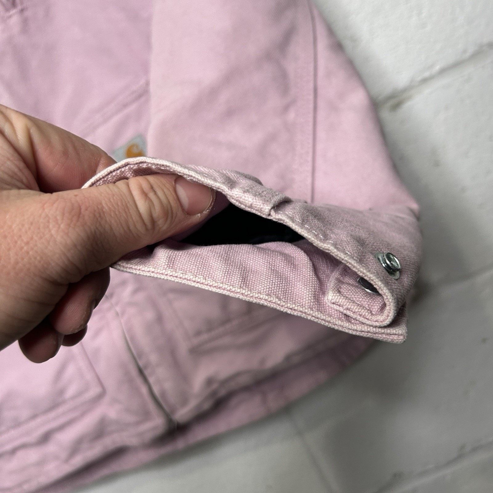 Carhartt Carhartt Sherpa-Lined Canyon Jacket “Light Pink” WJ022 FPL Size S / US 4 / IT 40 - 4 Thumbnail