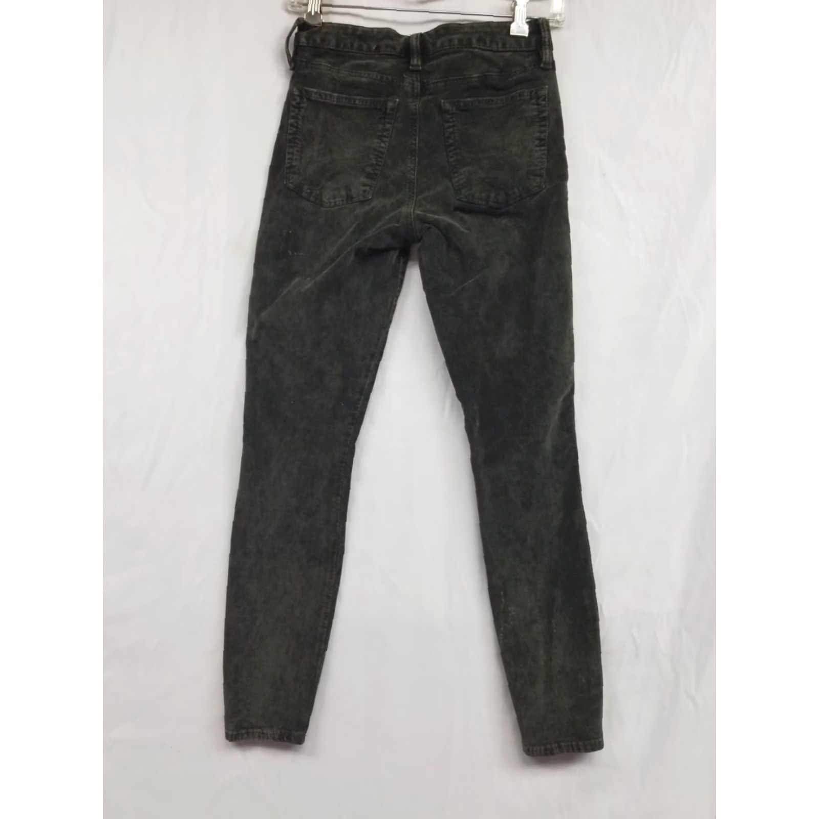 Lucky Brand Lucky Brand Jeans Skinny Velvet Green 00/25 Women's Pants 28in Inseam Regular Zip Pocket See Pics Flaws Size 24" / US 00 / IT 34 - 2 Thumbnail