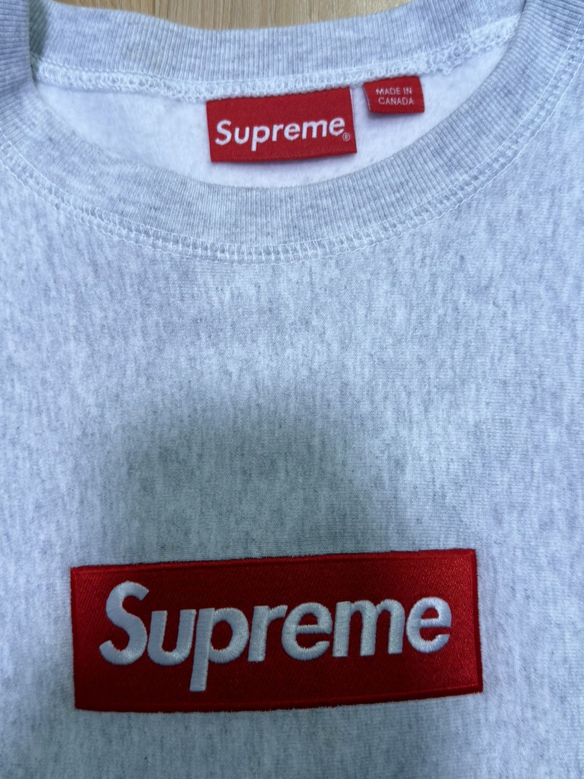 Supreme Supreme Box Logo Crewneck 2015 Size US M / EU 48-50 / 2 - 2 Thumbnail