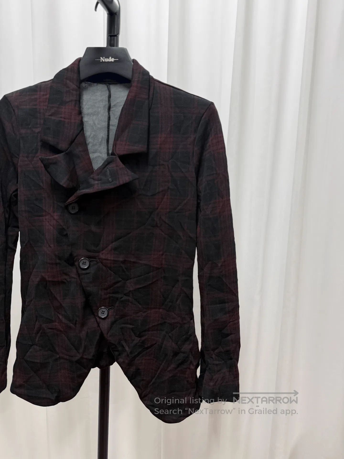 Y's Y's Red and Black Checkered Set. Size M / US 6-8 / IT 42-44 - 2 Thumbnail