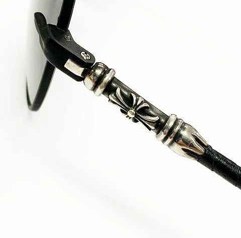 Chrome Hearts CHROME HEARTS MUNCHER Teardrop Sunglasses Black Size ONE SIZE - 4 Thumbnail