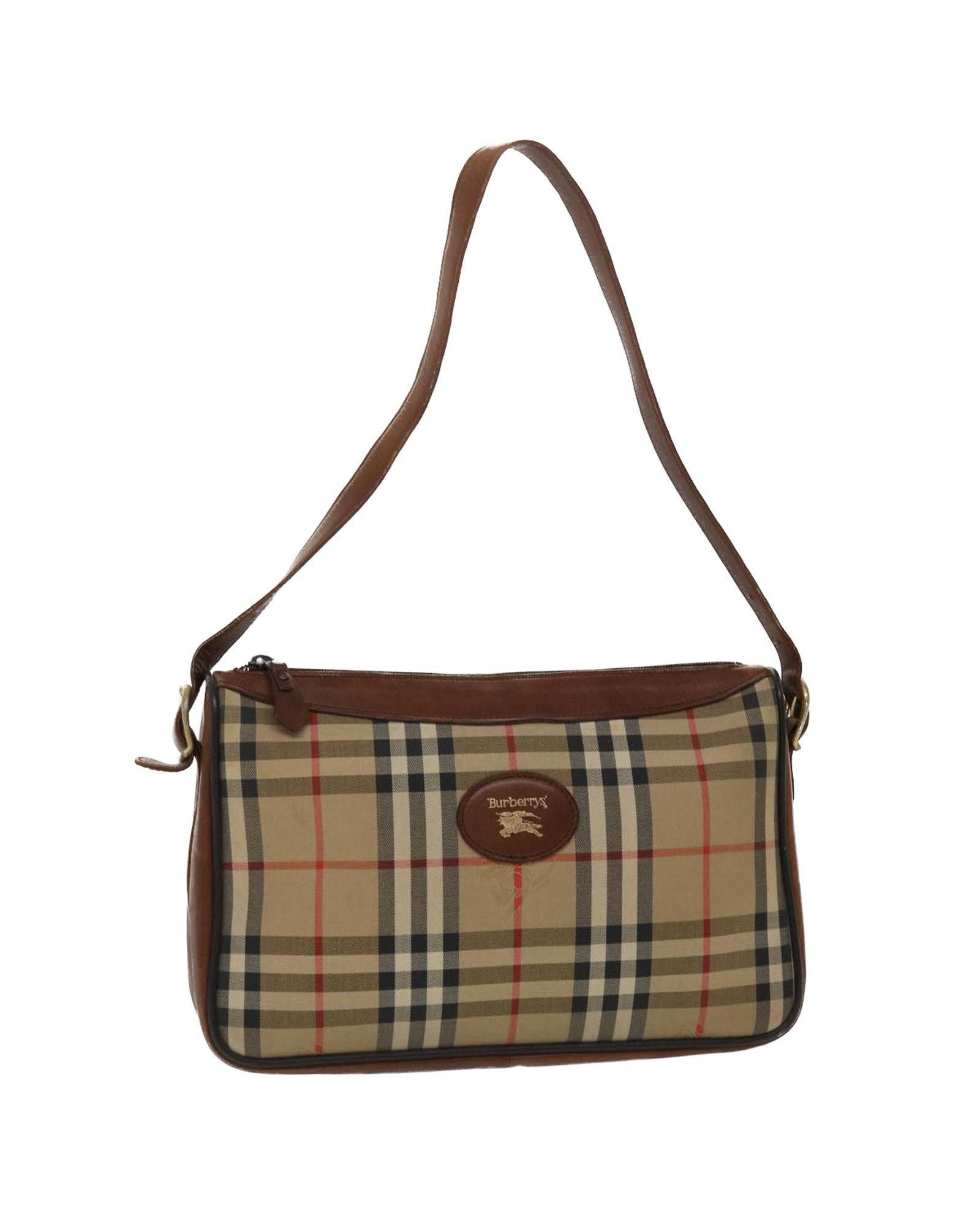 image of Burberry Beige Nylon Shoulder Bag, Women's