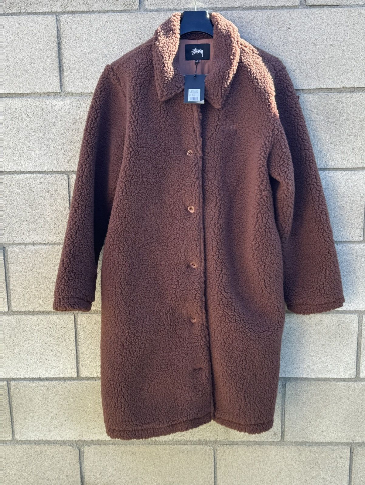 STUSSY - り　STUSSY WOMEN KUNA SHERPA CAR COAT Stussy Stussy Womens Kuna Sherpa Car Coat | Grailed