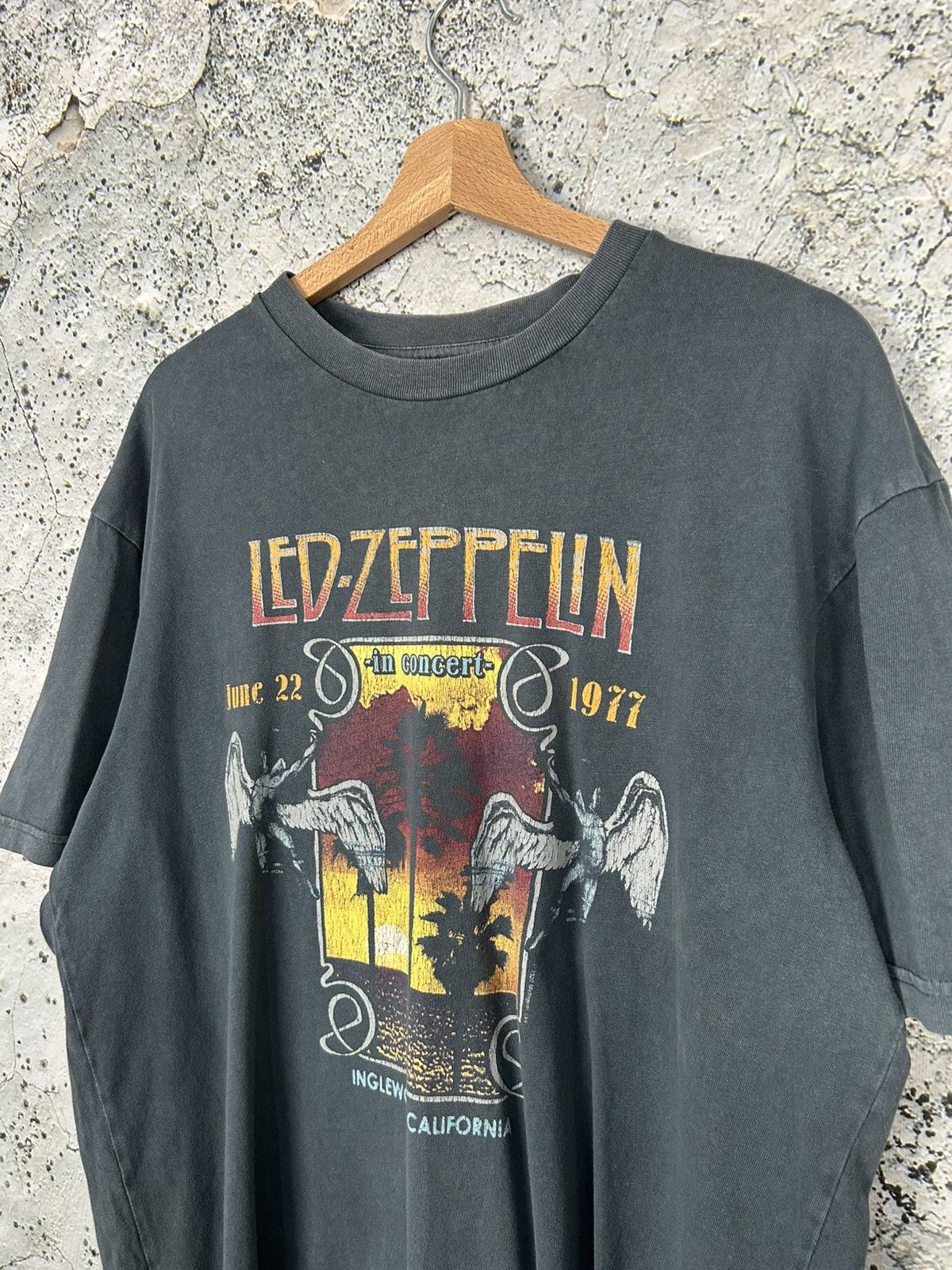 Band Tees Led Zeppelin Rock Band Tee Metal Graphic Avant Garde Size US M / EU 48-50 / 2 - 2 Thumbnail