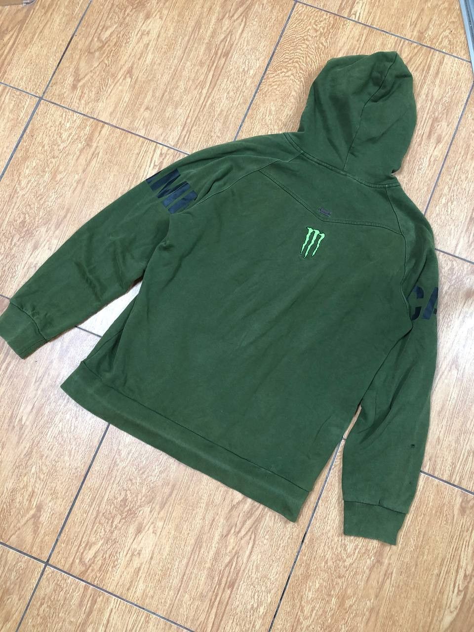 Vintage Vintage Big Logo Faded Zip Hoodie Y2K Size US XL / EU 56 / 4 - 22 Thumbnail