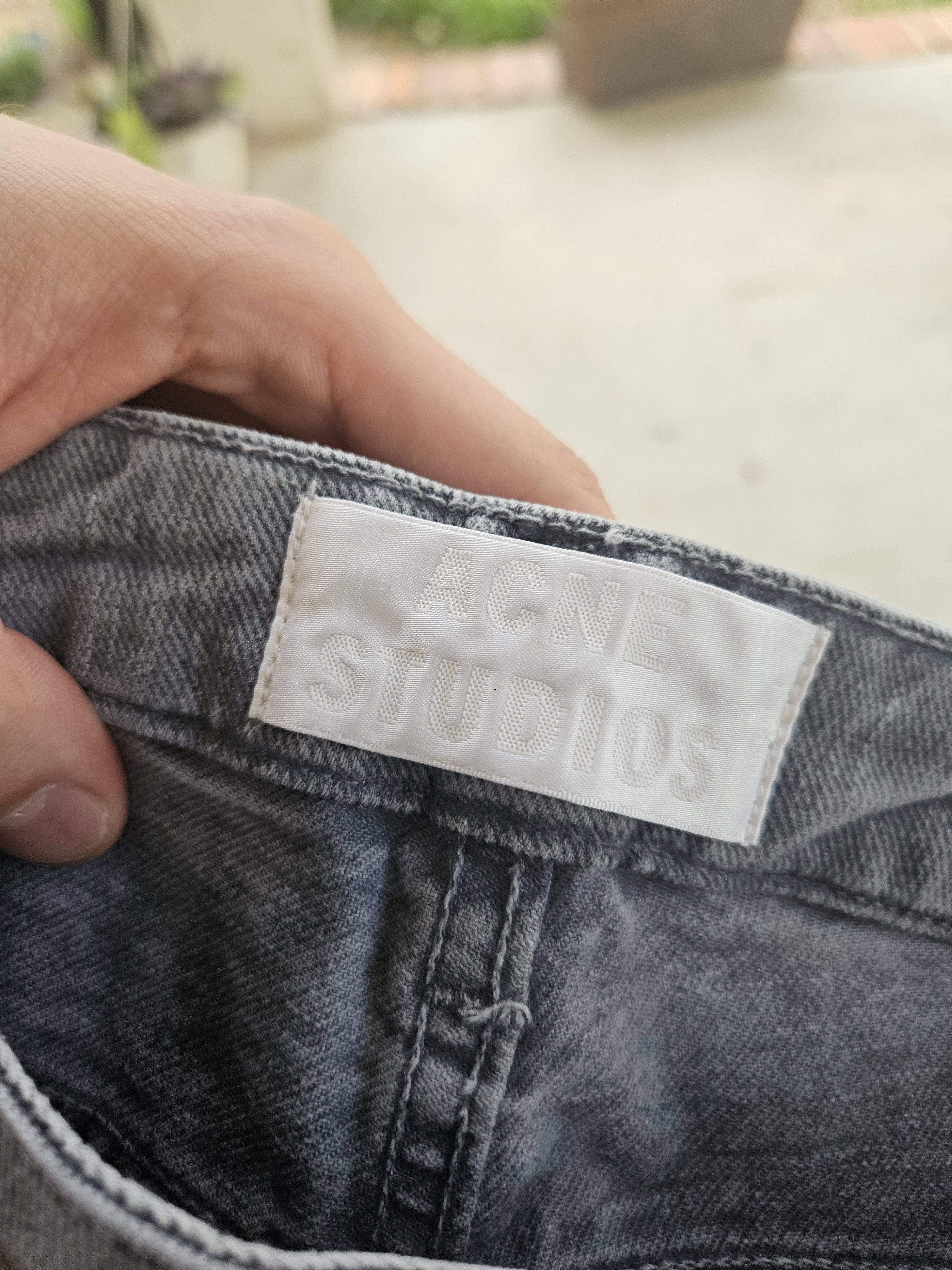 Acne Studios Gray Pop Hand Dye Denim Jeans Size US 30 / EU 46 - 7 Thumbnail