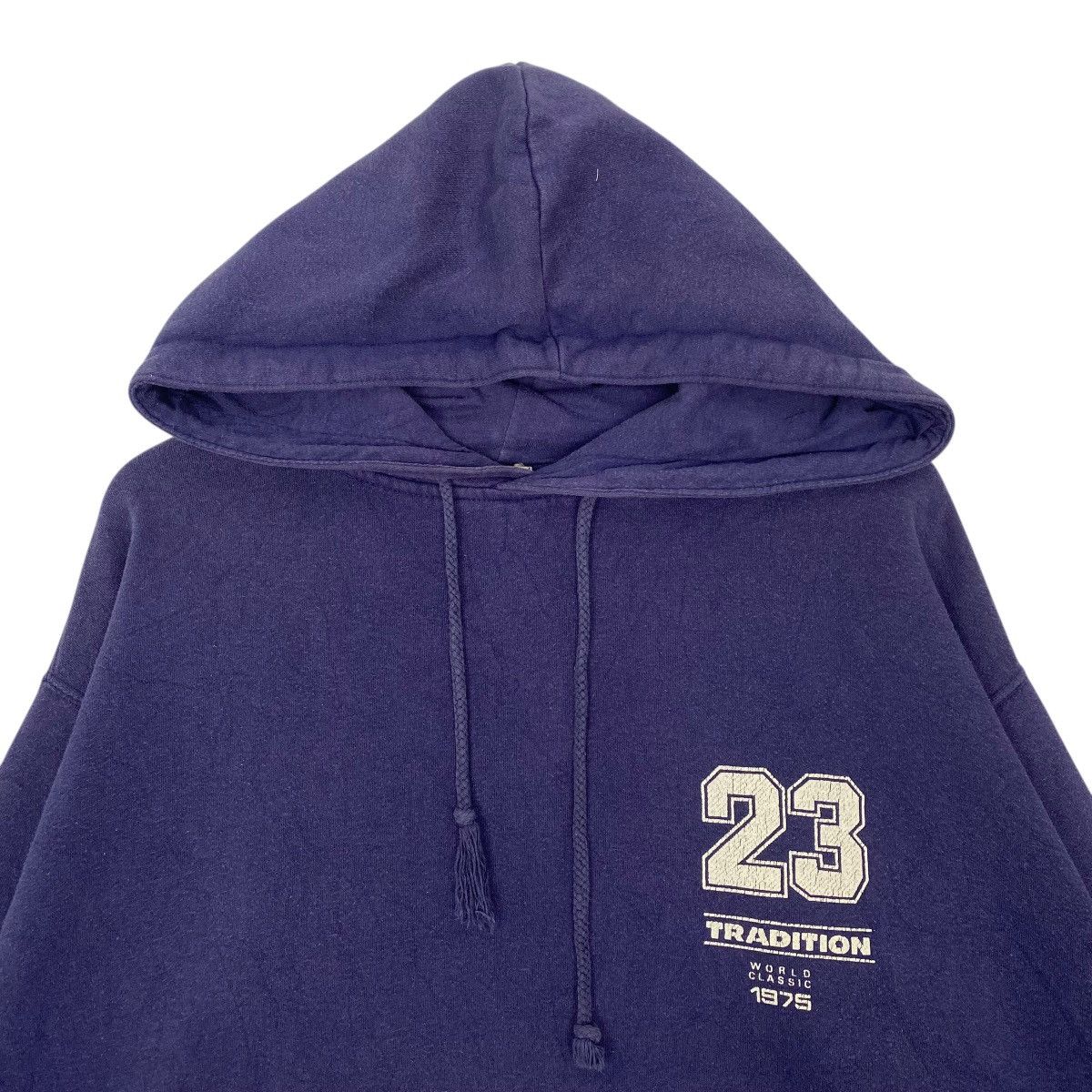 Other Vintage 23 Tradition Printed Hoodie NavyBlue Pullover Size M Size US M / EU 48-50 / 2 - 4 Thumbnail