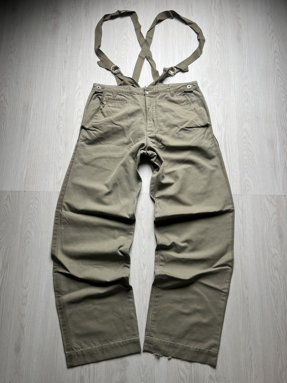 Maison MIHARA YASUHIRO Early Collection Mihara Yasuhiro Suspender Military Pants Size US 32 / EU 48 - 1 Thumbnail