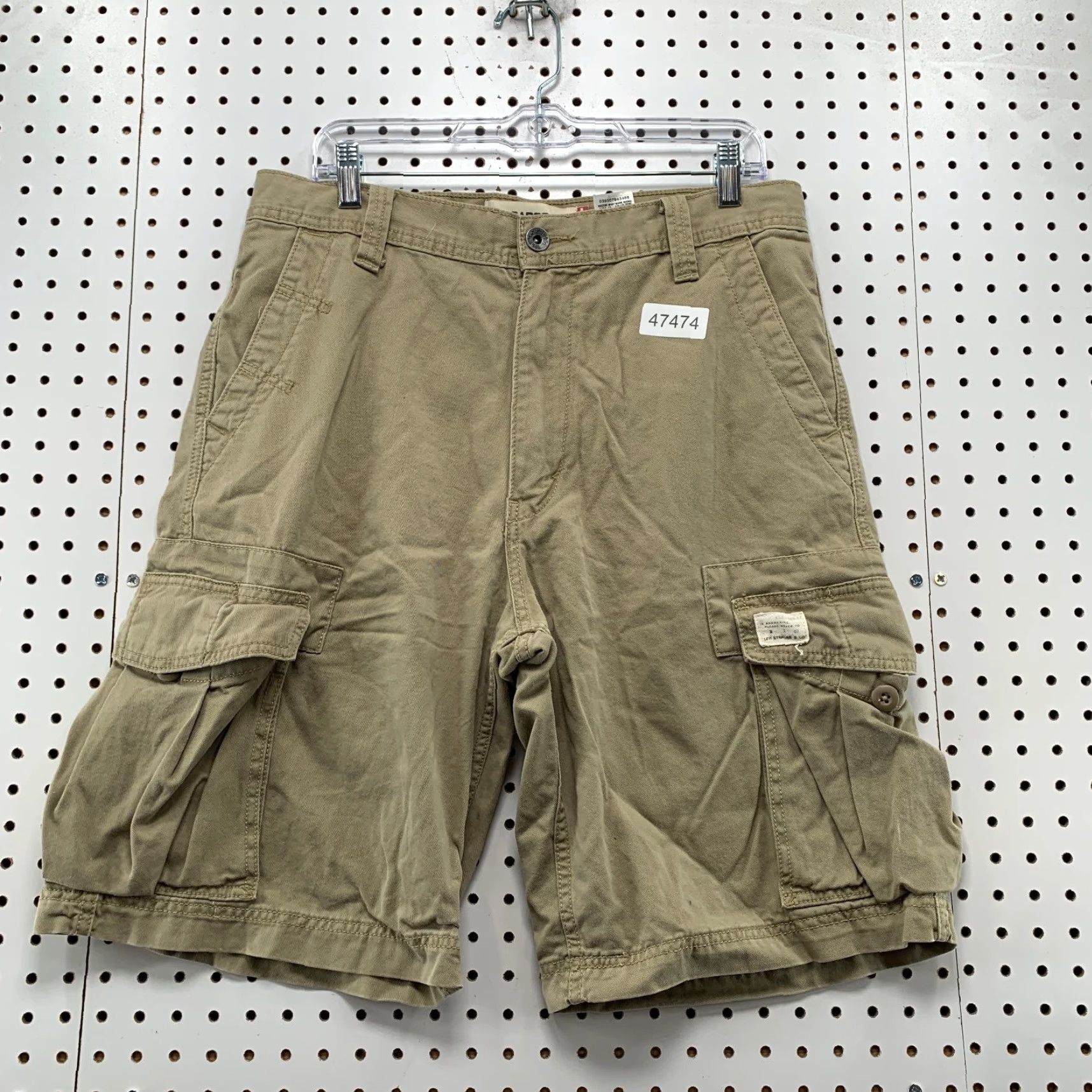 Levi's Levi's Military Cargo Shorts Mens 32 Khaki Relaxed Fit Outdoor Canvas Cargo Pocket Pockets Outdoor Size US 32 / EU 48 - 2 Thumbnail