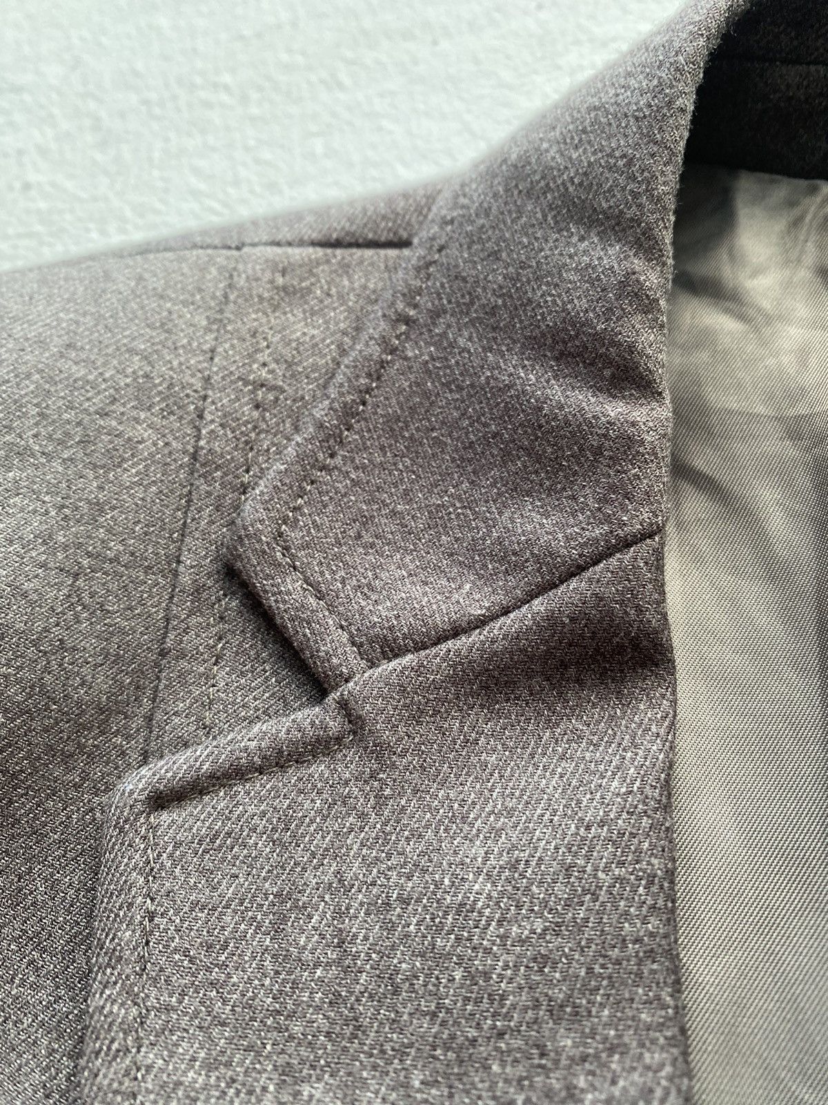 Comme des Garcons × Japanese Brand × Vintage Comme des Garcons Japanese Grey Mens 48 Blazer France Made Size 48R - 14 Thumbnail