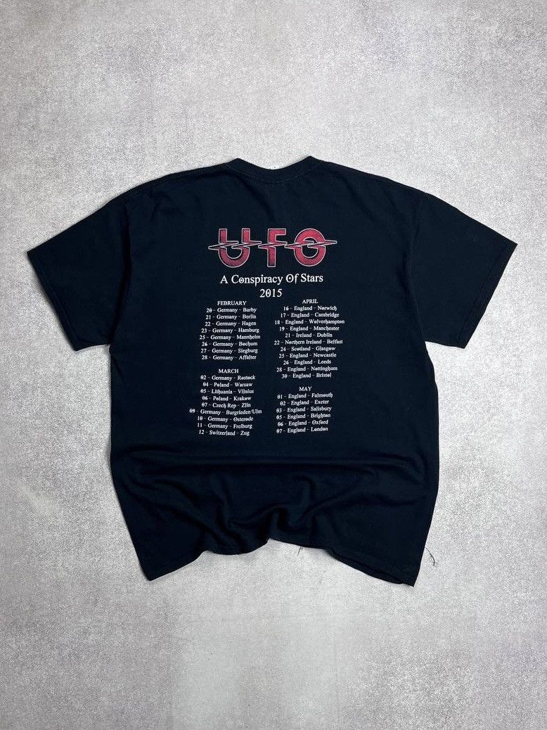 Band Tees × Vintage Vintage UFO A Conspiracy Of Stars Boxy T-shirt XL Size US XL / EU 56 / 4 - 3 Thumbnail