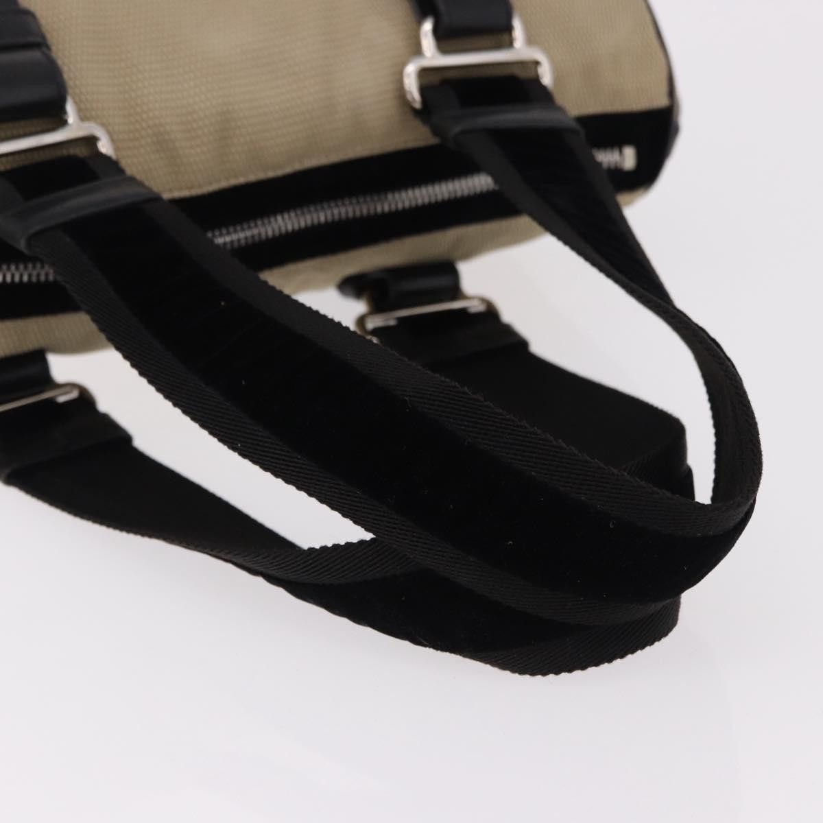 Saint Laurent Paris SAINT LAURENT Hand Bag Canvas Beige Silver Auth bs36099A - Size ONE SIZE - 7 Thumbnail