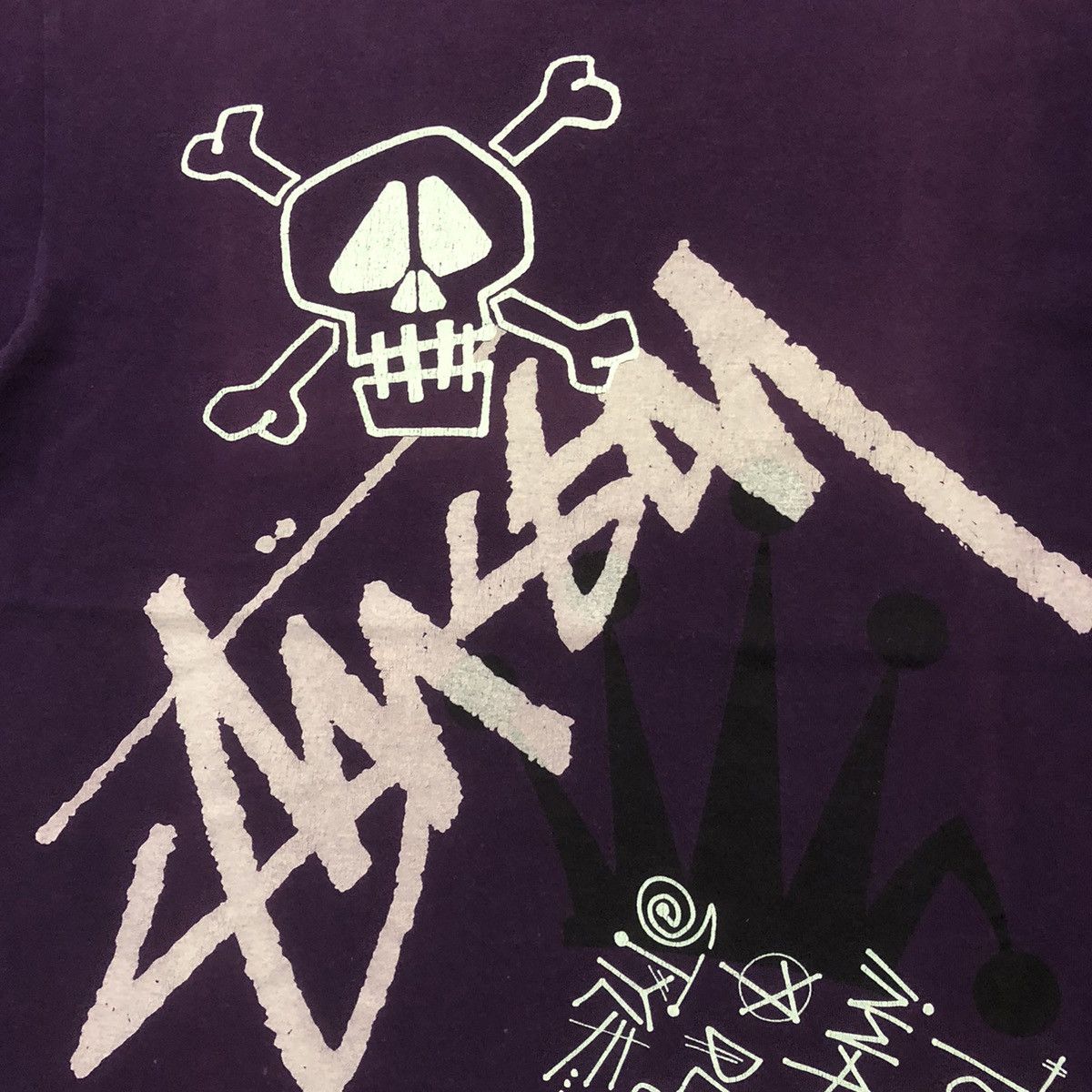 Stussy 🔥Rare Sunfaded Vintage Stussy ‘Rat Patrol’ Multilogo Tees Size US XL / EU 56 / 4 - 6 Thumbnail