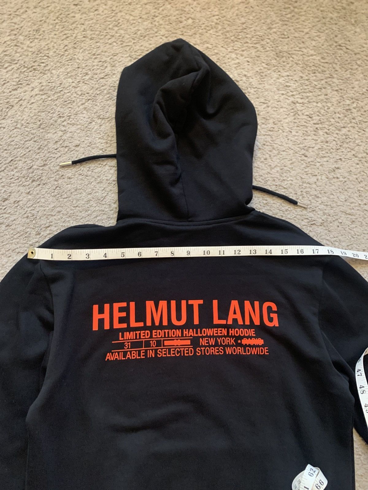 Helmut Lang HELMUT LANG LIMITED EDITION HALLOWEEN HOODIE Size US S / EU 44-46 / 1 - 21 Thumbnail