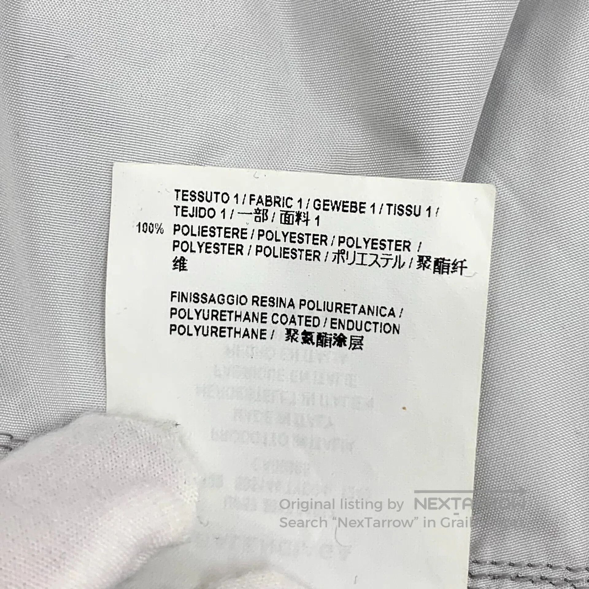 Balenciaga Balenciaga Gray Hooded Drawstring Collar Single Breasted L Size XXS / US 00 / IT 34 - 9 Thumbnail