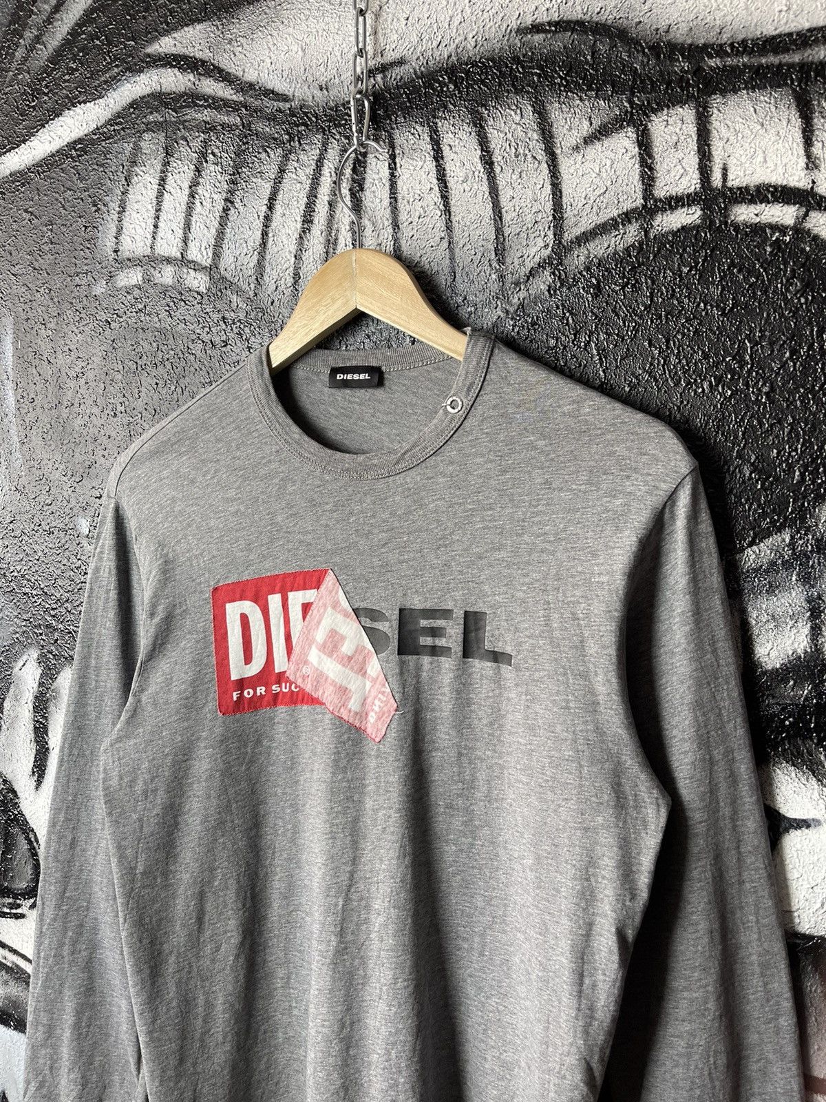 Designer × Diesel Diesel Box Logo Longsleeve Woman’s Size M Size M / US 6-8 / IT 42-44 - 3 Thumbnail