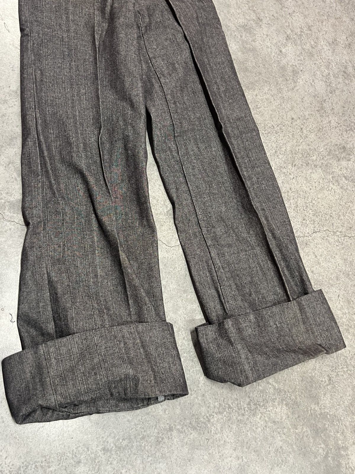 Vintage Y2K 2000's VTG Vintage Denim Factoria Retro Emo Black Jeans Size 24" / US 00 / IT 34 - 5 Thumbnail
