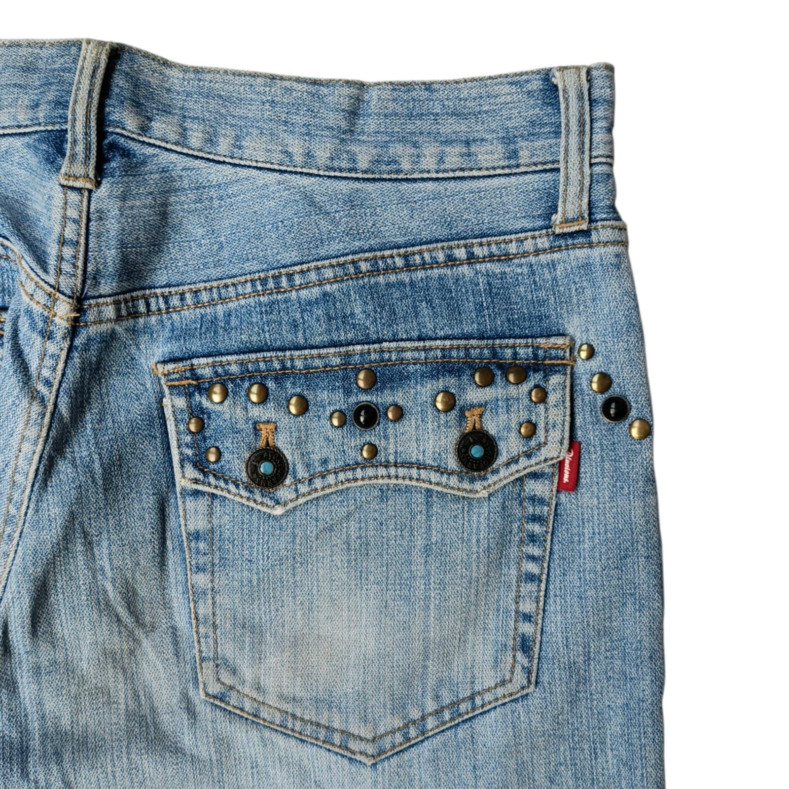 Japanese Brand Pluvious Rivet Studded Trousers Denim Pants Size US 30 / EU 46 - 8 Thumbnail