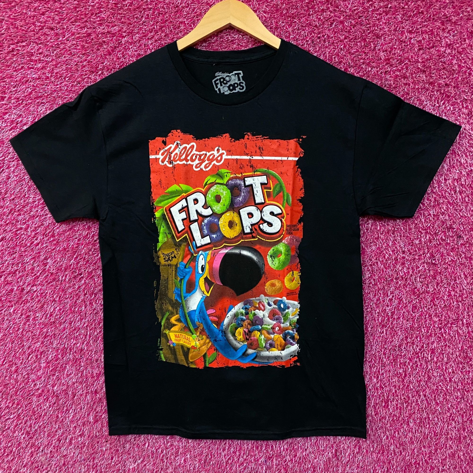 Other Froot Loops Toucan Sam Kellogg's Cereal Cover Promo T-Shirt Size US M / EU 48-50 / 2 - 1 Thumbnail