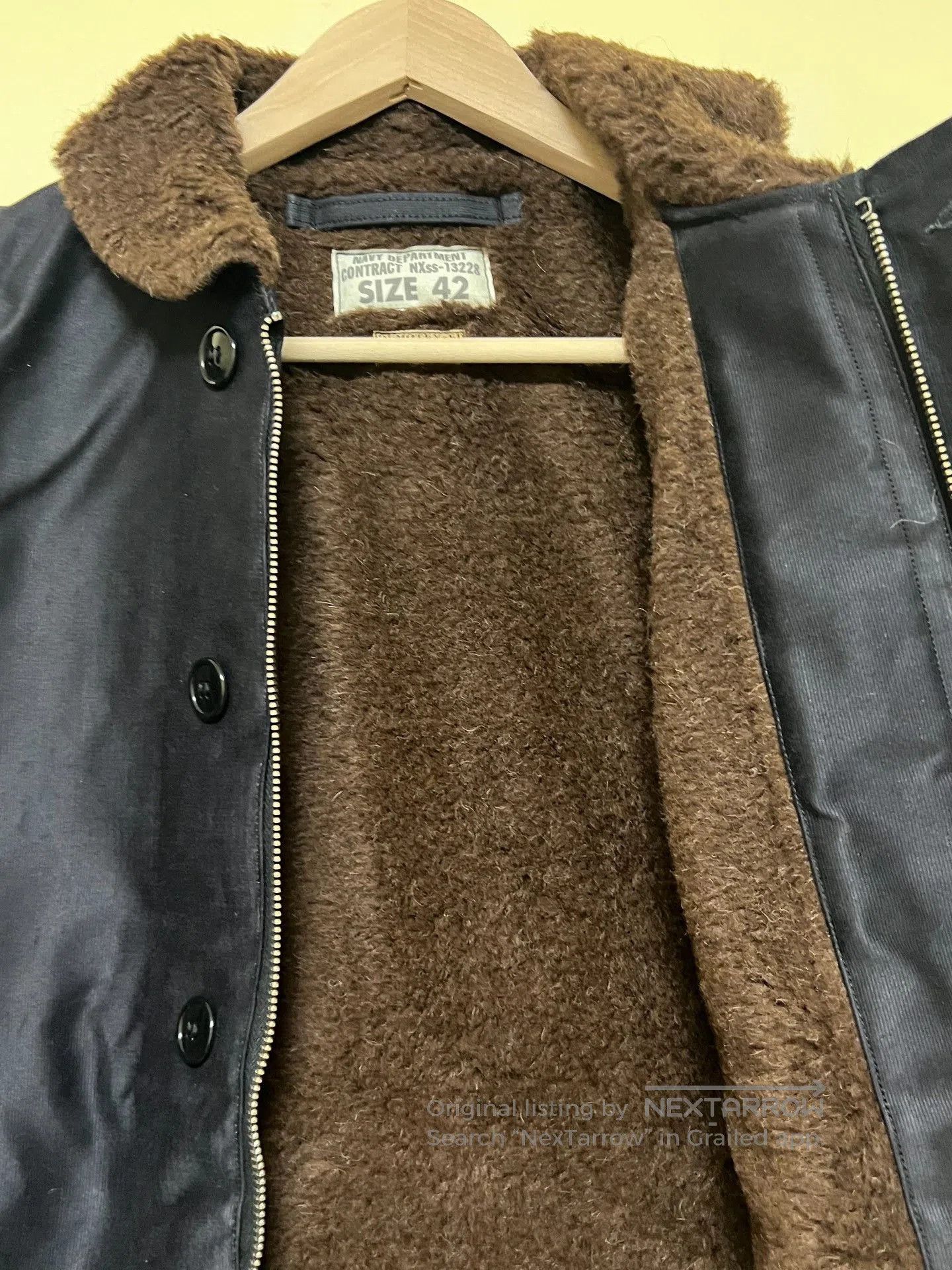 Buzz Rickson's Buzz Rickson's N1 Alpaca Military Jacket. Size US XS / EU 42 / 0 - 4 Thumbnail