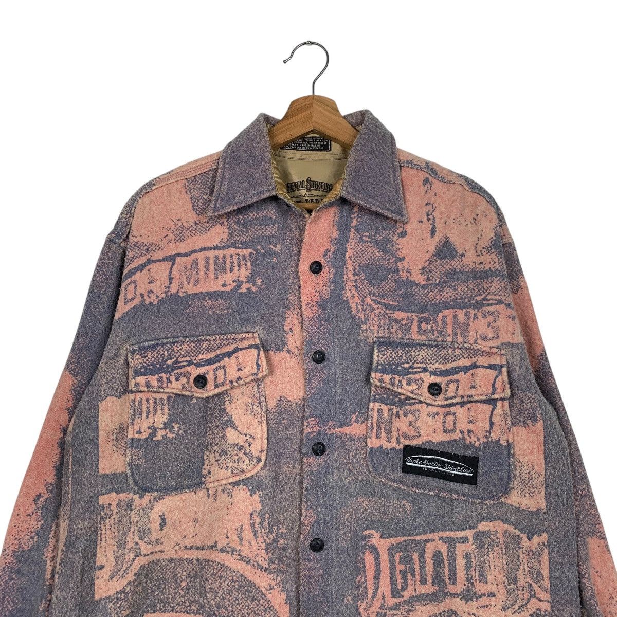 Japanese Brand Nice Design Verte Vallee Shirt Jacket Size US S / EU 44-46 / 1 - 2 Thumbnail