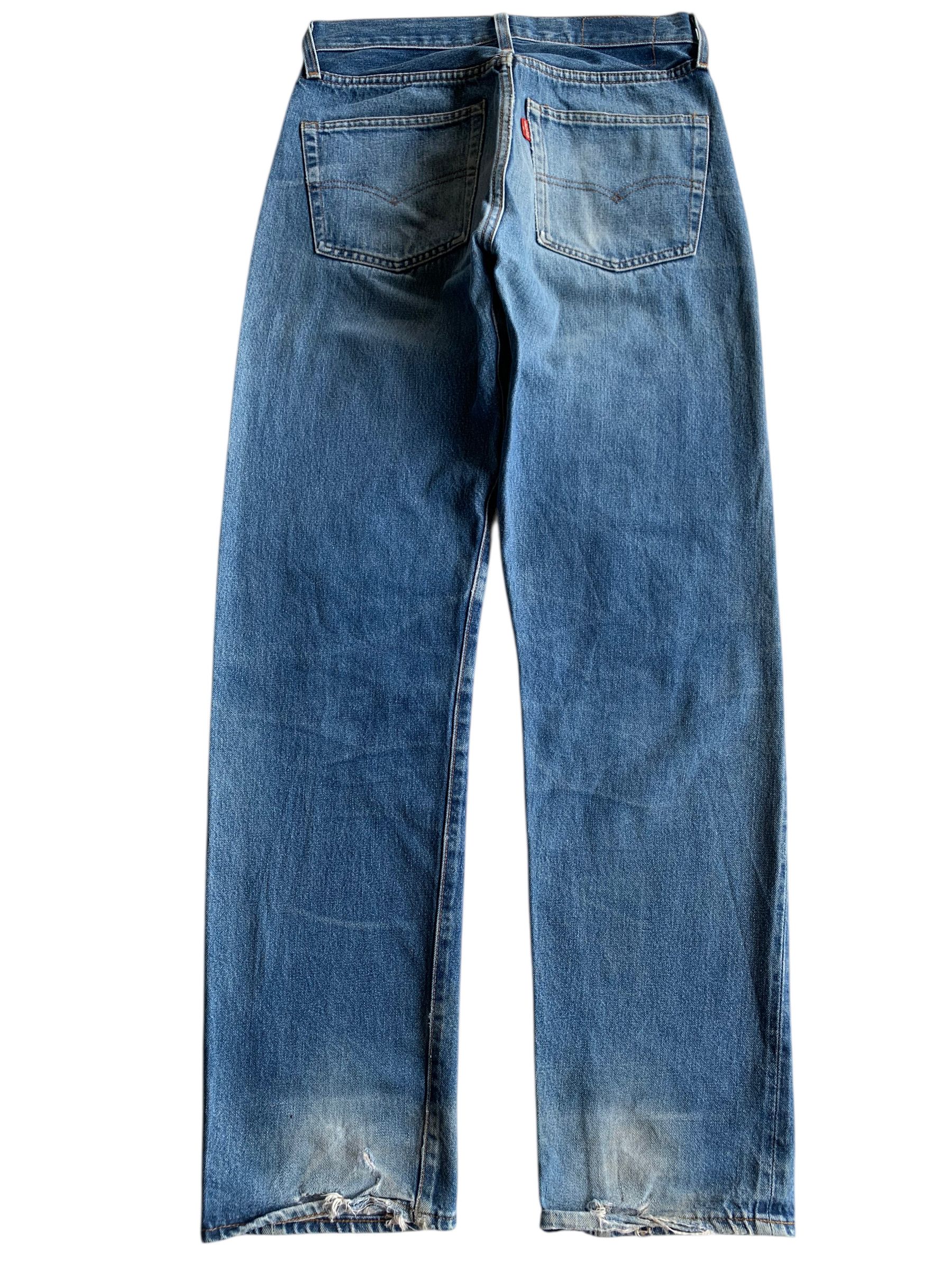 Levi's VINTAGE LEVIS 501 BIG E 1994 SELVEDGE DISTRESSED DENIM Size US 29 - 2 Thumbnail