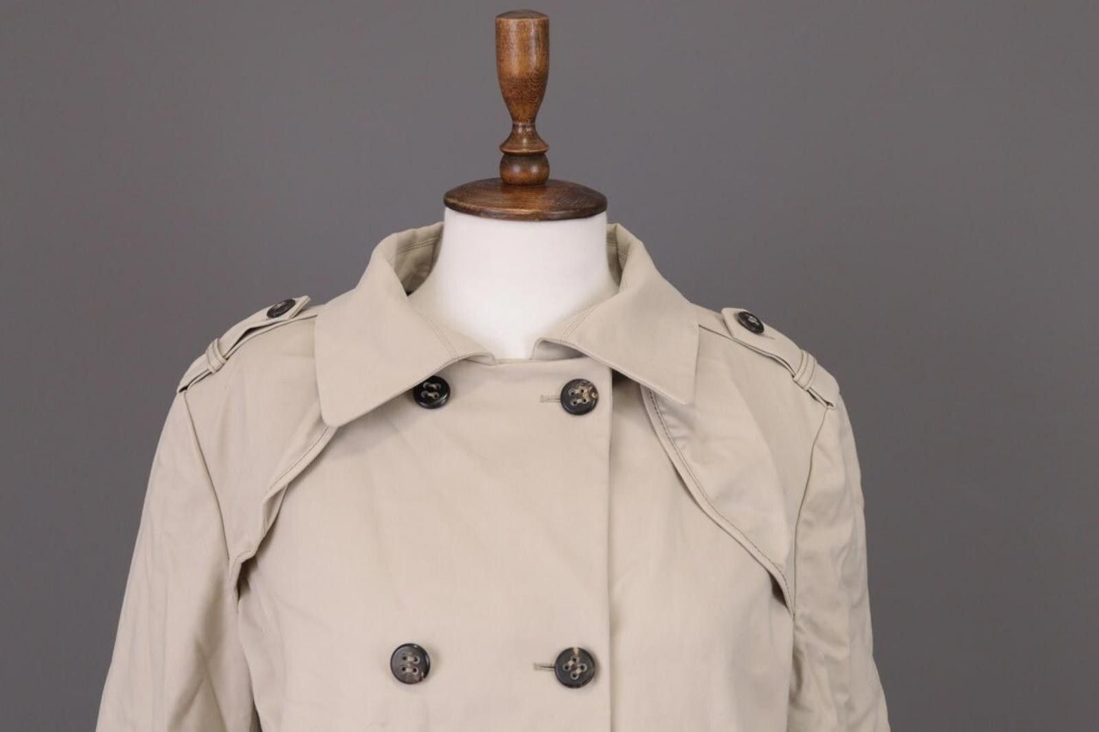 Polo Ralph Lauren Laurel Beige Double Wool Cropped Coat Jacket Size 44 Size M / US 6-8 / IT 42-44 - 4 Thumbnail