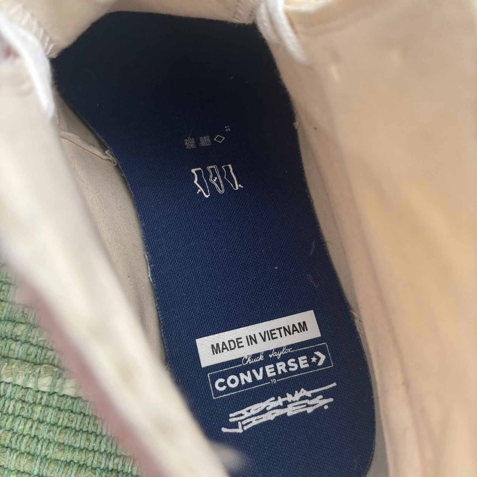 Converse Converse x Joshua Vides Velcro Chucks Shoes Mens 11.5 Size US 11.5 / EU 44-45 - 6 Thumbnail