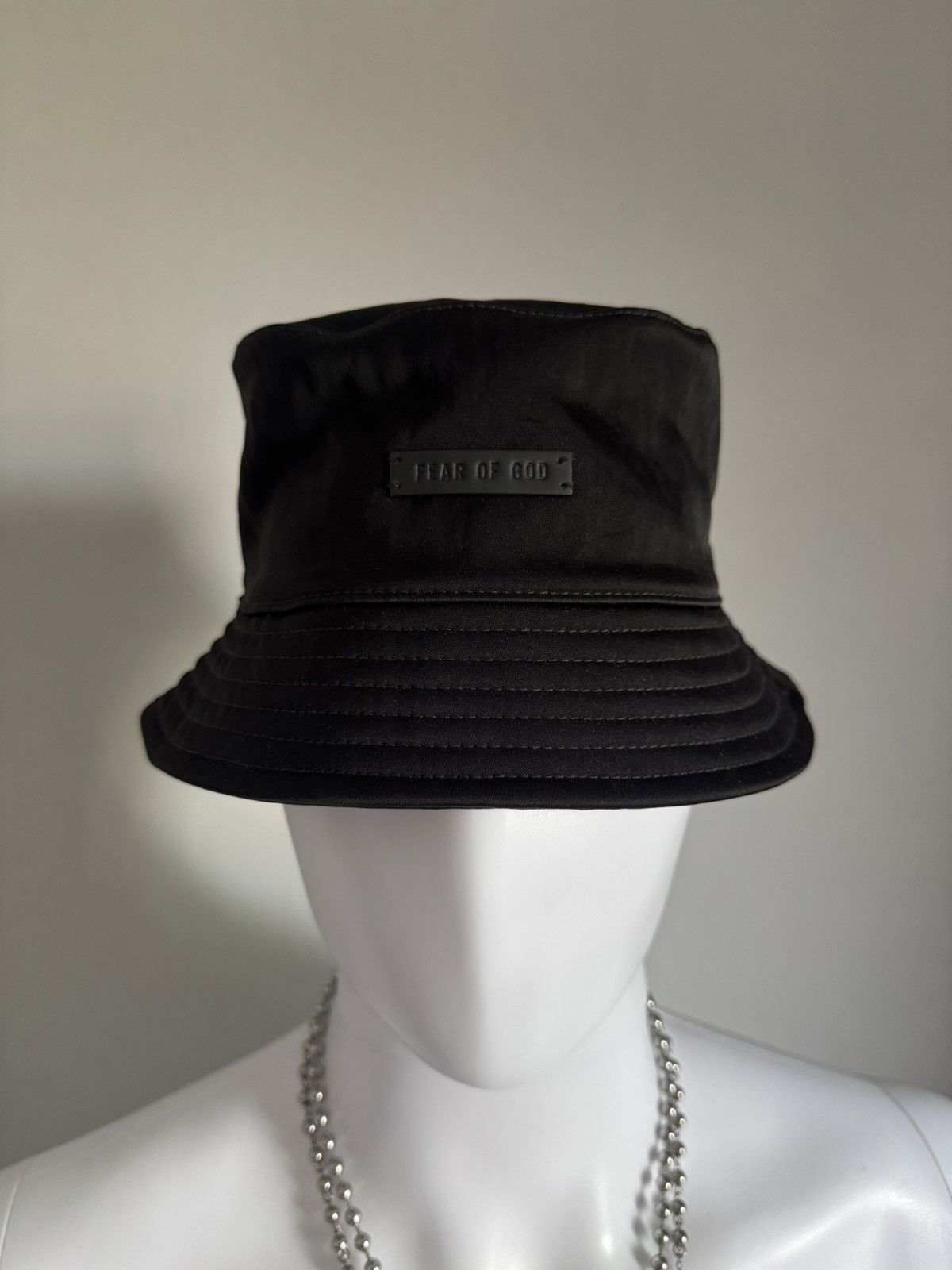 Fear of God Logo Patch Bucket Hat | Grailed