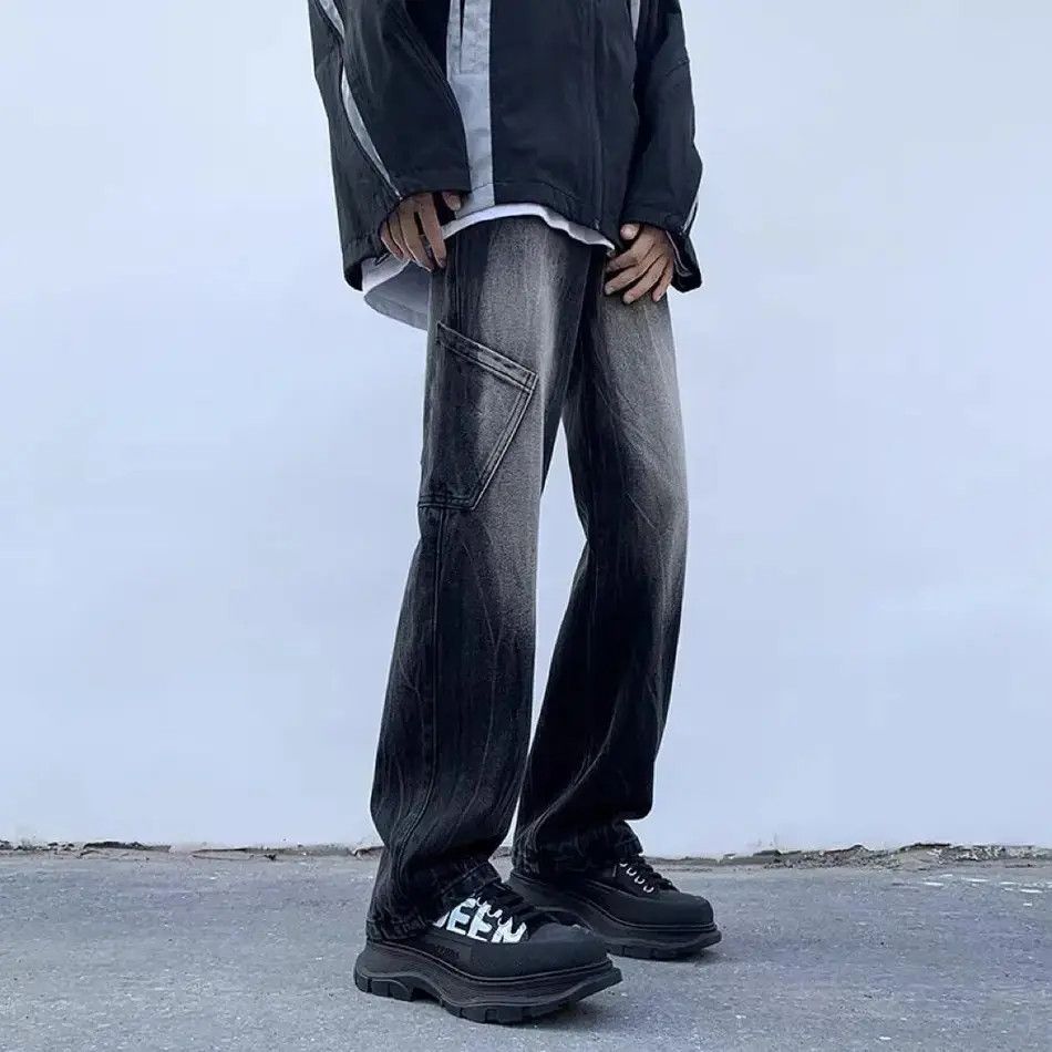 Japanese Brand Straight gradient high street jeans Size US 32 / EU 48 - 1 Thumbnail